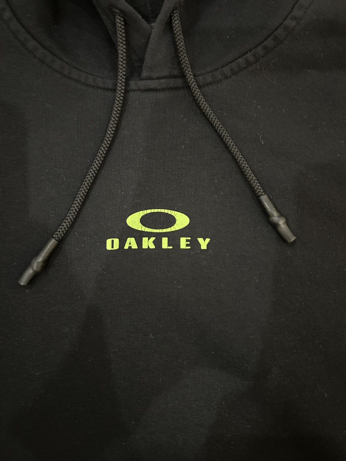 Oakley Oakley Mens Black and Neon Green Hoodie Size US M / EU 48-50 / 2 - 2 Thumbnail