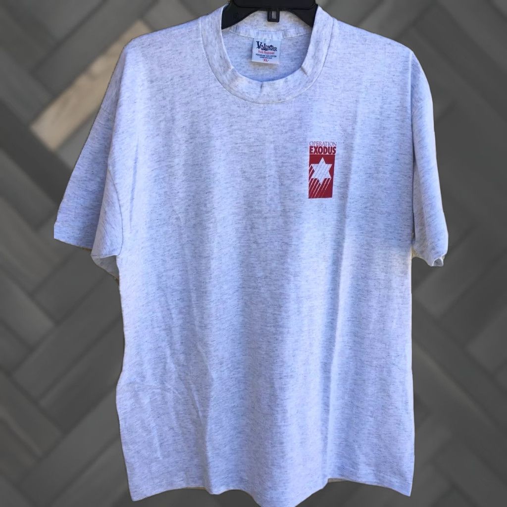 Vintage VINTAGE Volunteer Knit Apparel T-Shirt Unisex XL 1990s Made In USA Gray Graphic Tee Short Sleeve USA Size US XL / EU 56 / 4 - 1 Thumbnail