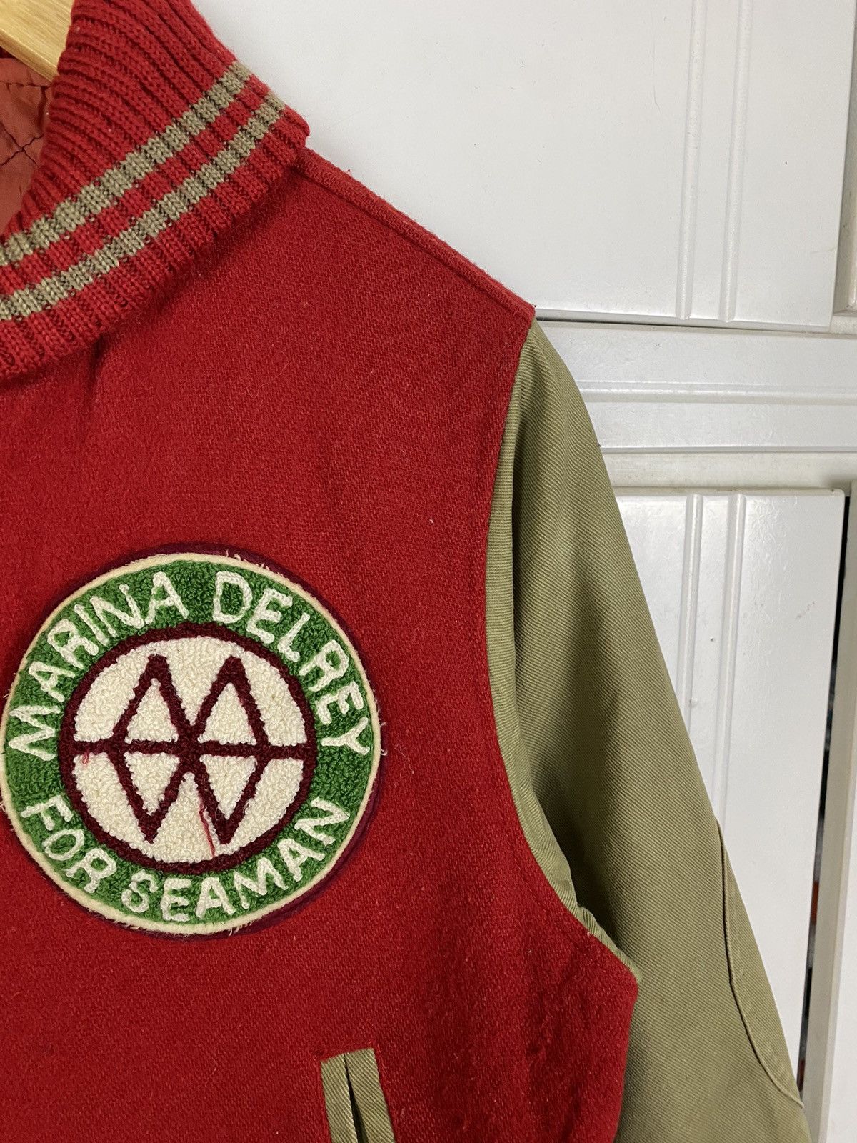 Vintage Vintage Marina Delrey Varsity Jacket Size US S / EU 44-46 / 1 - 3 Thumbnail