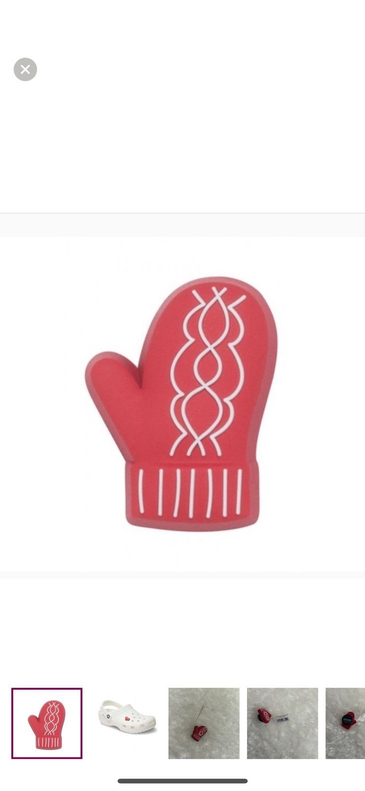 Crocs Crocs winter mitten shoe jibbitz charm Size ONE SIZE - 1 Thumbnail