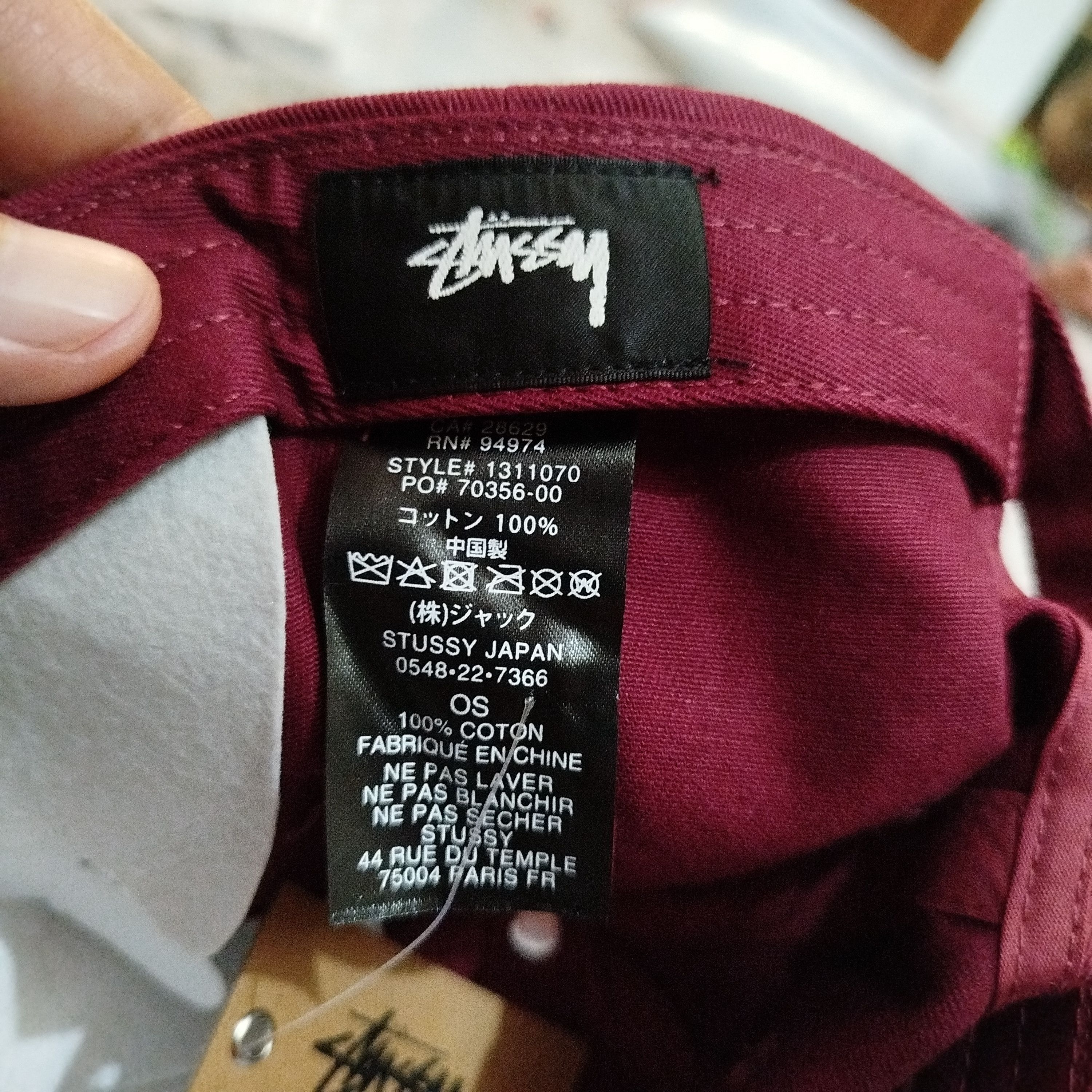 Stussy STUSSY BASIC STOCK LOW PRO CAP Size ONE SIZE - 4 Thumbnail