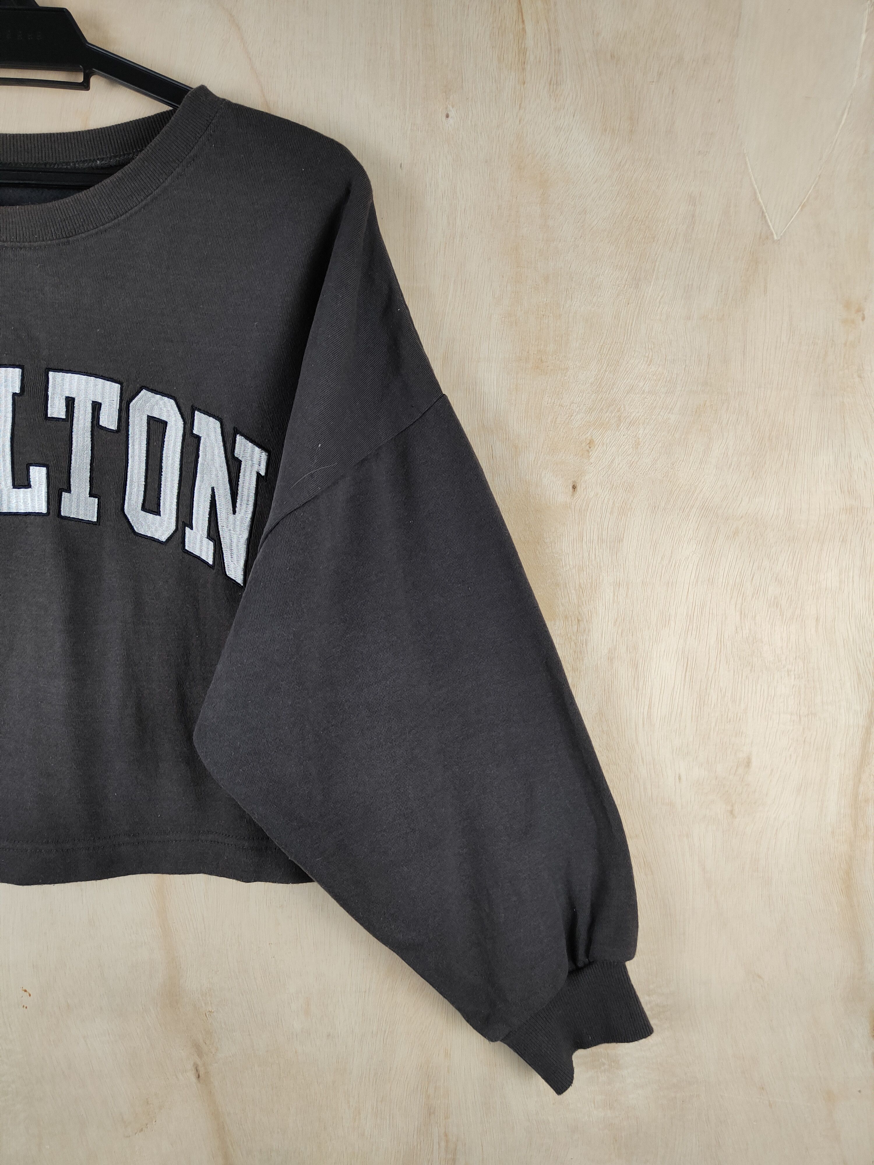 Japanese Brand GRL Dark Brown Carlton Crop Tops #S2465 Size M / US 6-8 / IT 42-44 - 5 Thumbnail