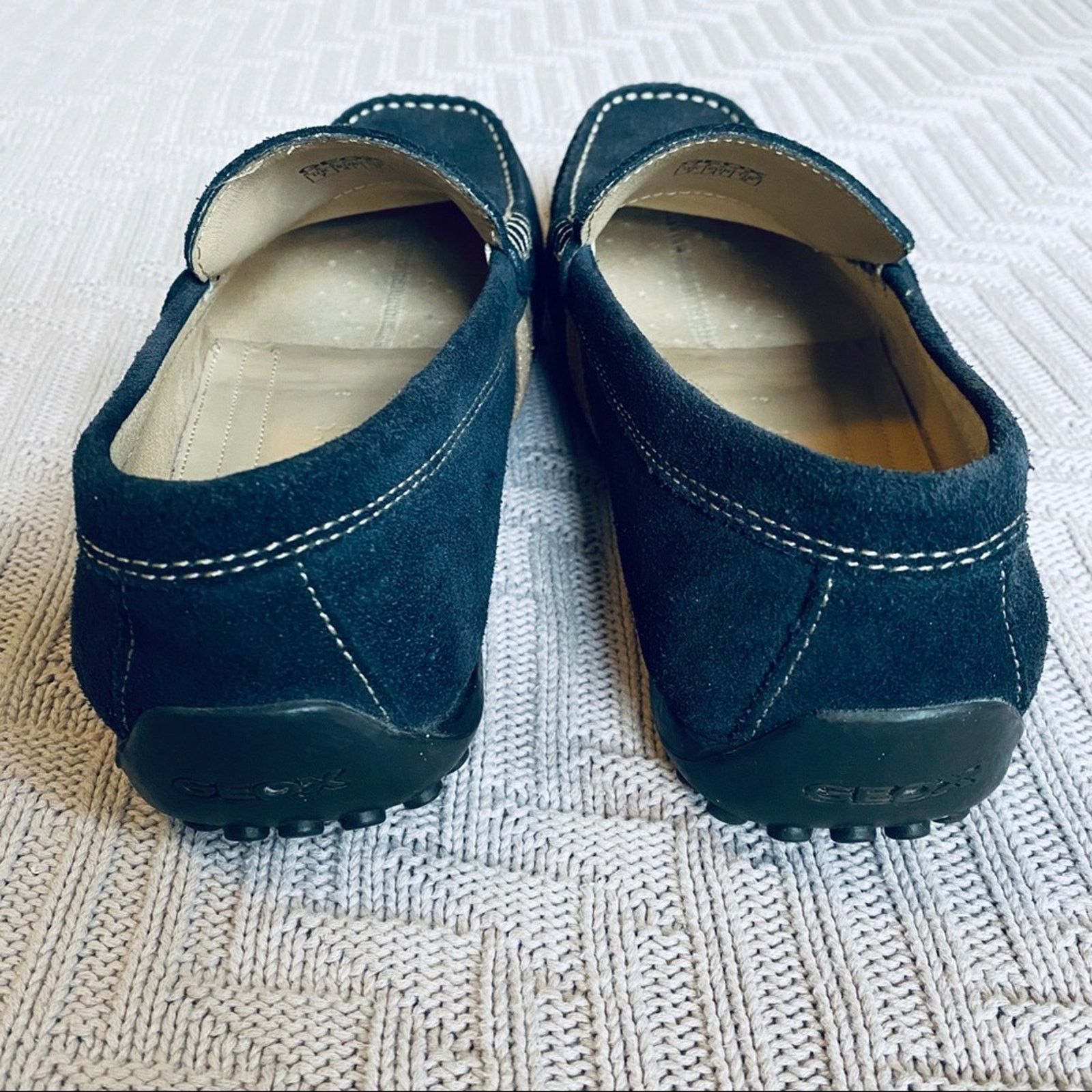 Geox Geox navy Respira driving loafer, size 8 Size US 8 / EU 41 - 3 Thumbnail