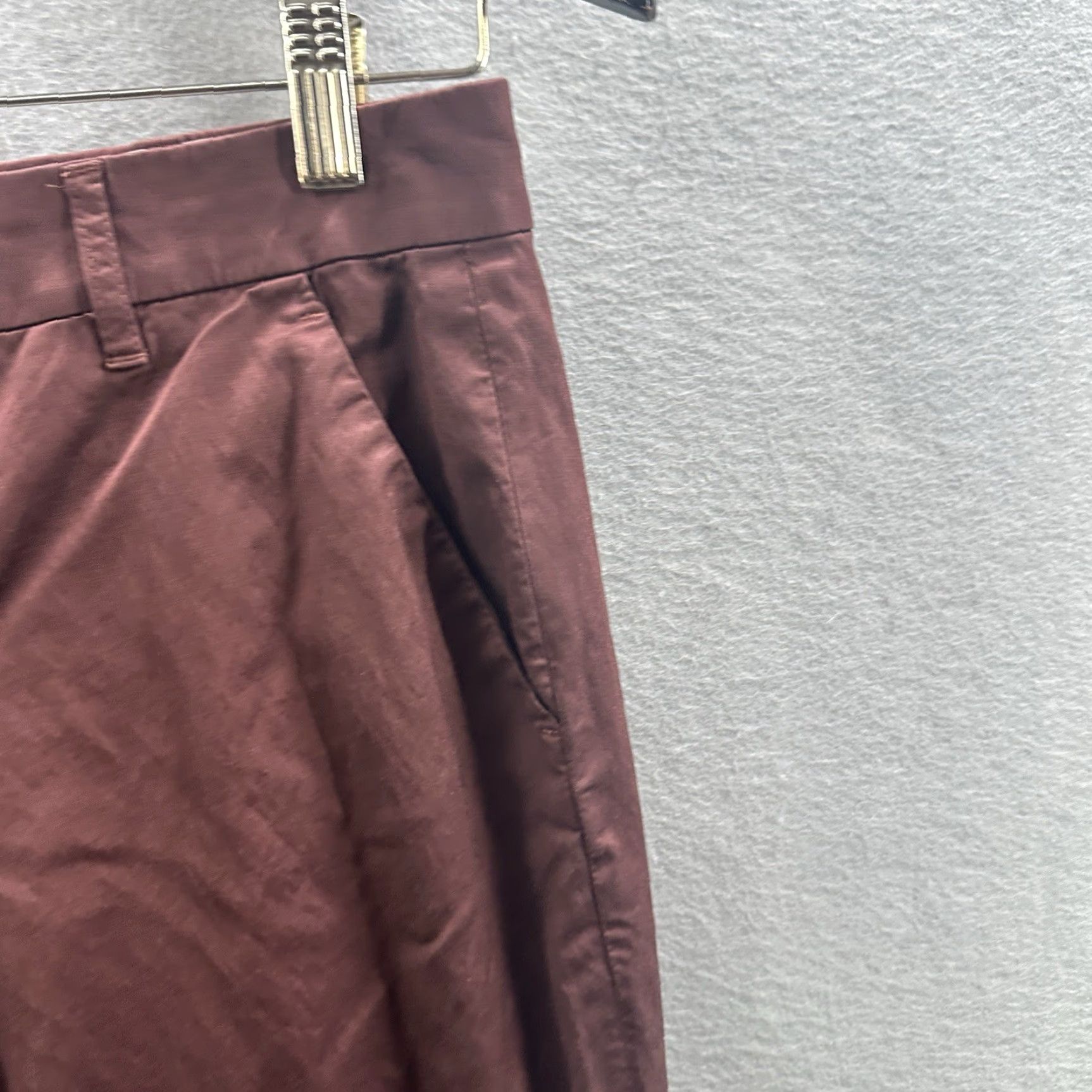 Etro ETRO Pants Womens 42 Medium Silk Sheen Cropped Capri Quiet Luxury Cropped Pants ETRO Women City Preppy 90s Mens Womens Size 28" / US 6 / IT 42 - 7 Thumbnail