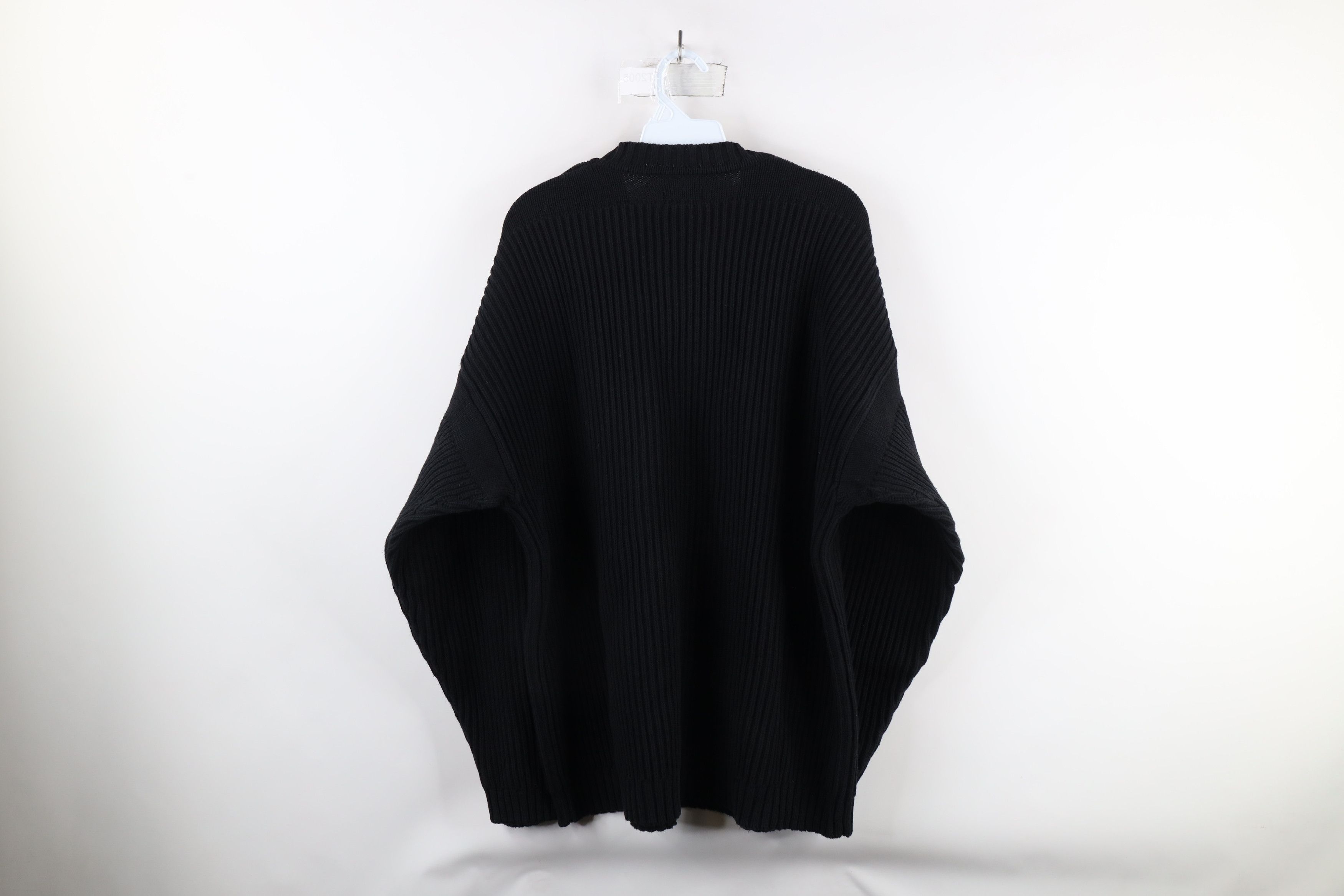 Tommy Bahama × Vintage Vintage 90s Tommy Bahama Heavyweight Ribbed Sweater Black Size US XXL / EU 58 / 5 - 5 Thumbnail
