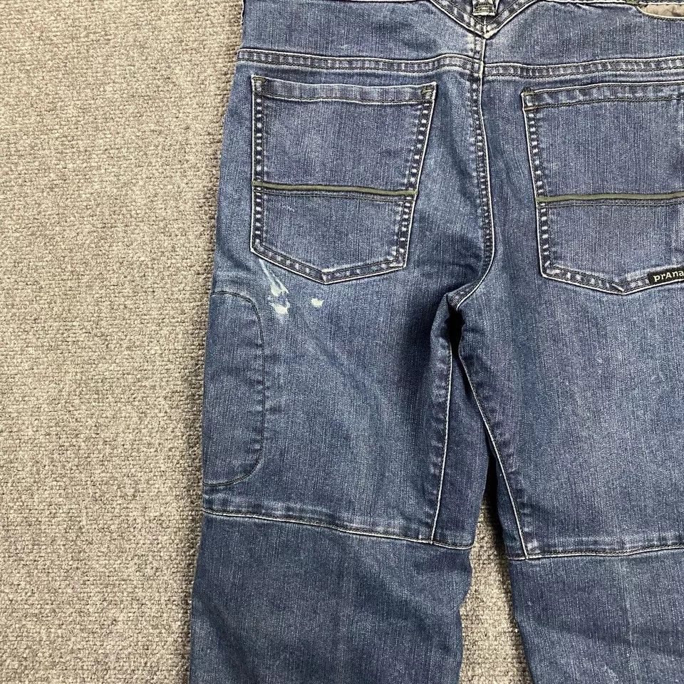 Prana Prana Jeans Adults 34x32 Denim Slim Straight Workwear Hiking Size US 34 / EU 50 - 6 Thumbnail