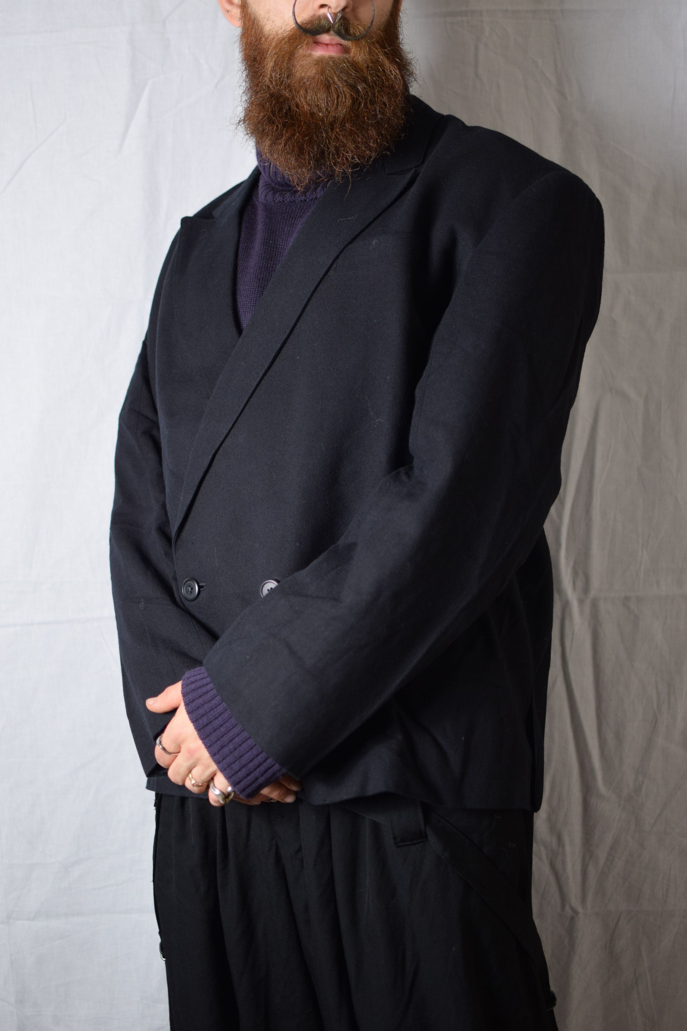 Yohji Yamamoto YYPH Archive Double-Breasted Blazer Size 52R - 5 Thumbnail