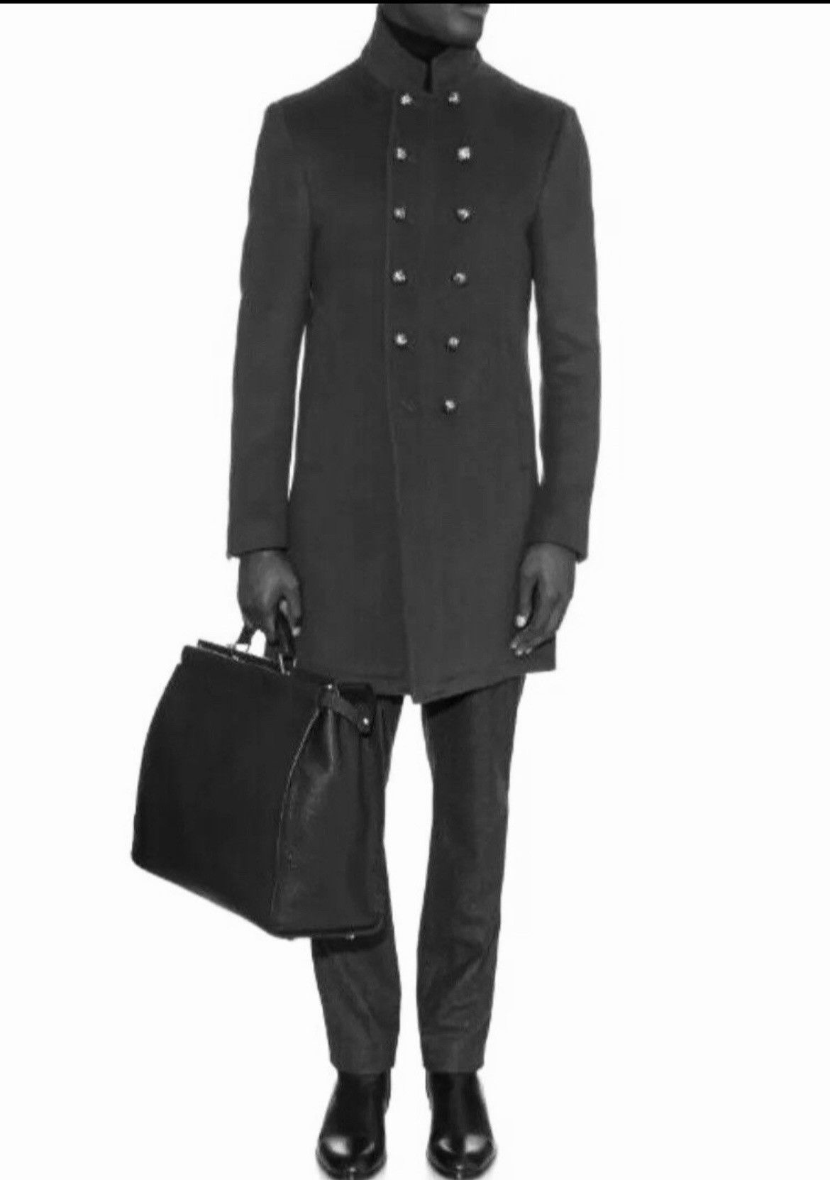 John Varvatos Military Double Breasted Coat. Size 48 Size US M / EU 48-50 / 2 - 4 Thumbnail