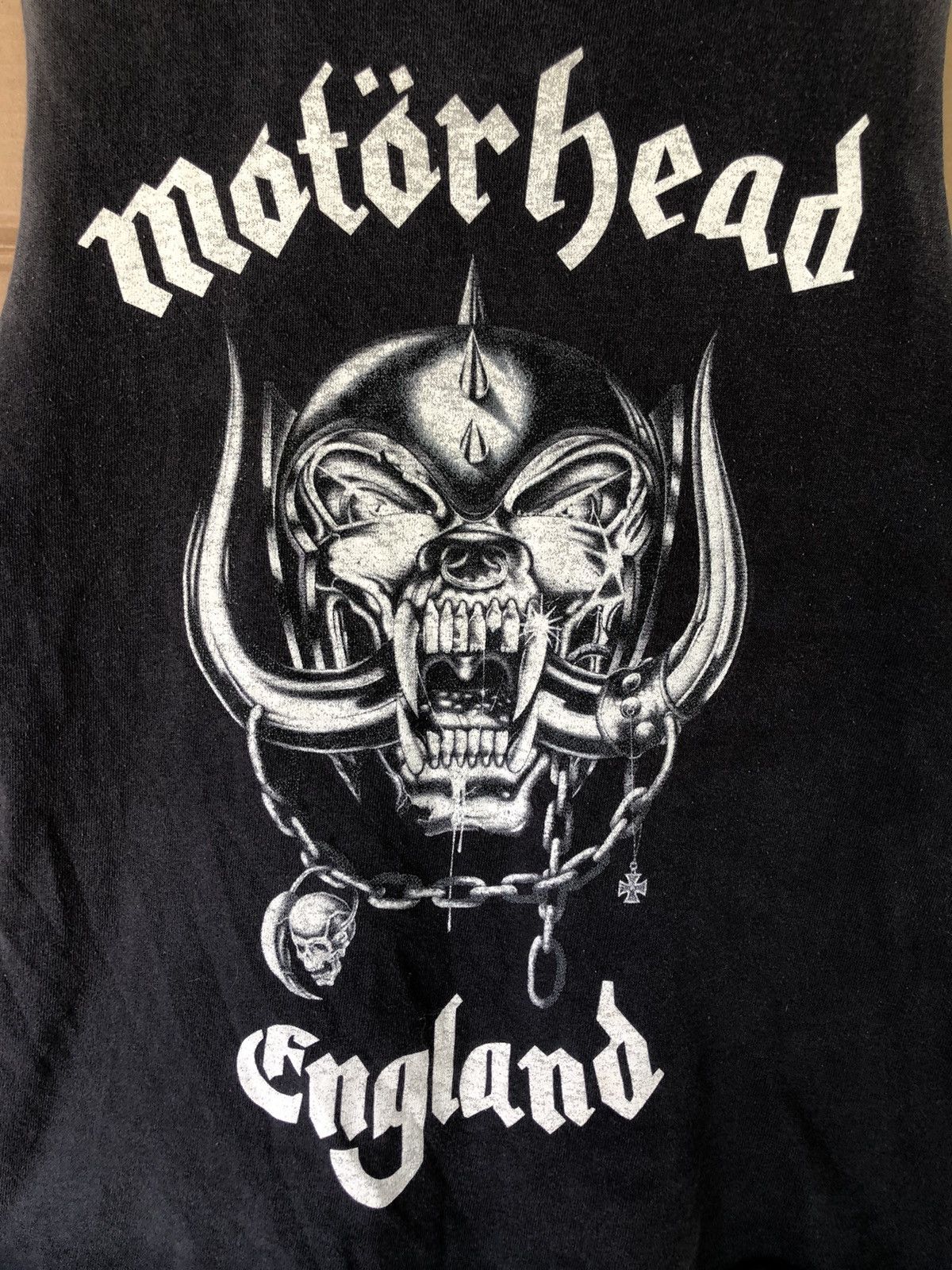 Band Tees Motorhead England Sleveeless & Crop Tshirt Style Rock Metal Size US S / EU 44-46 / 1 - 3 Thumbnail