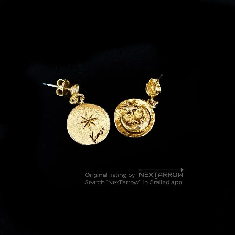 Kenzo kenzo Signature Star Moon Earrings Size ONE SIZE - 1 Thumbnail