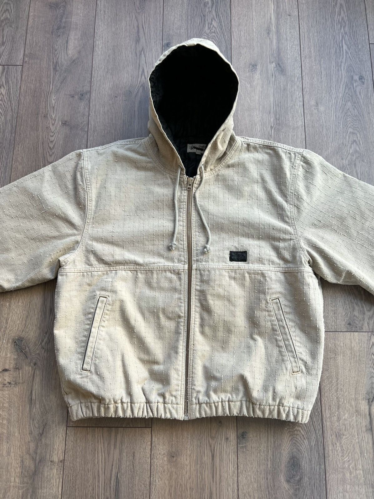 Stussy Stussy Canvas Needlepunch Work Jacket “Khaki” XL Size US XL / EU 56 / 4 - 2 Thumbnail