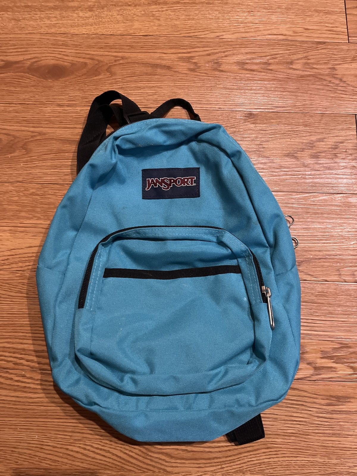 Vintage vintage y2k teal jansport mini backpack Size ONE SIZE - 4 Thumbnail