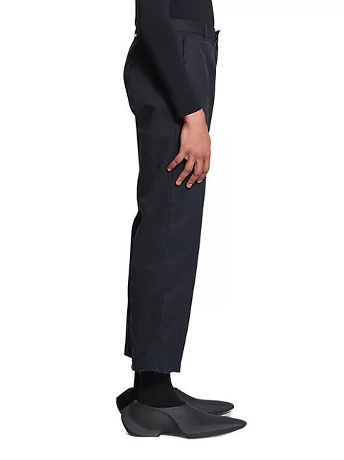 Balenciaga o1in1g1024 Cropped Pants in Black Size US 34 / EU 50 - 5 Thumbnail