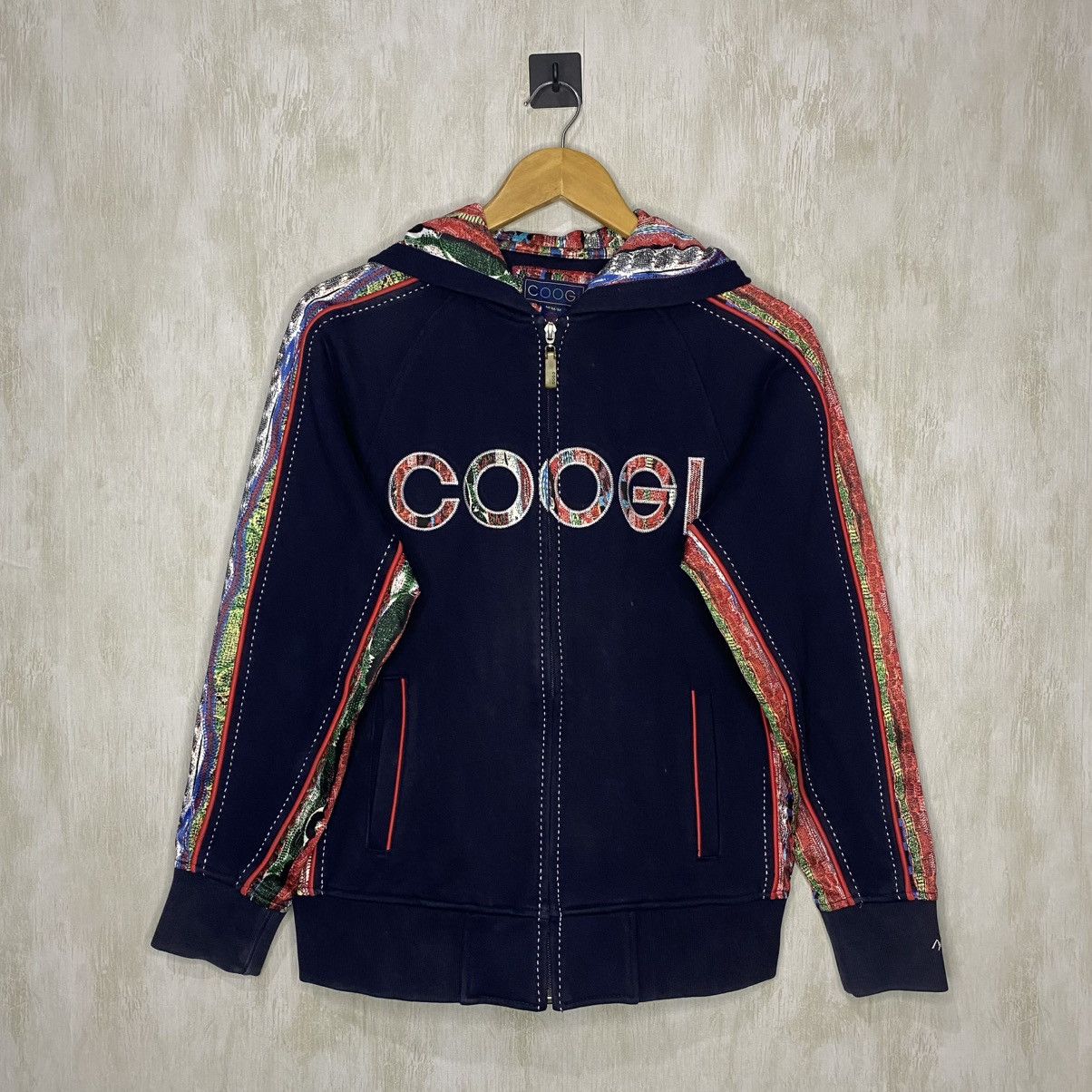 Coogi COOGI Zip Up Hoodie Jacket Size US S / EU 44-46 / 1 - 2 Thumbnail