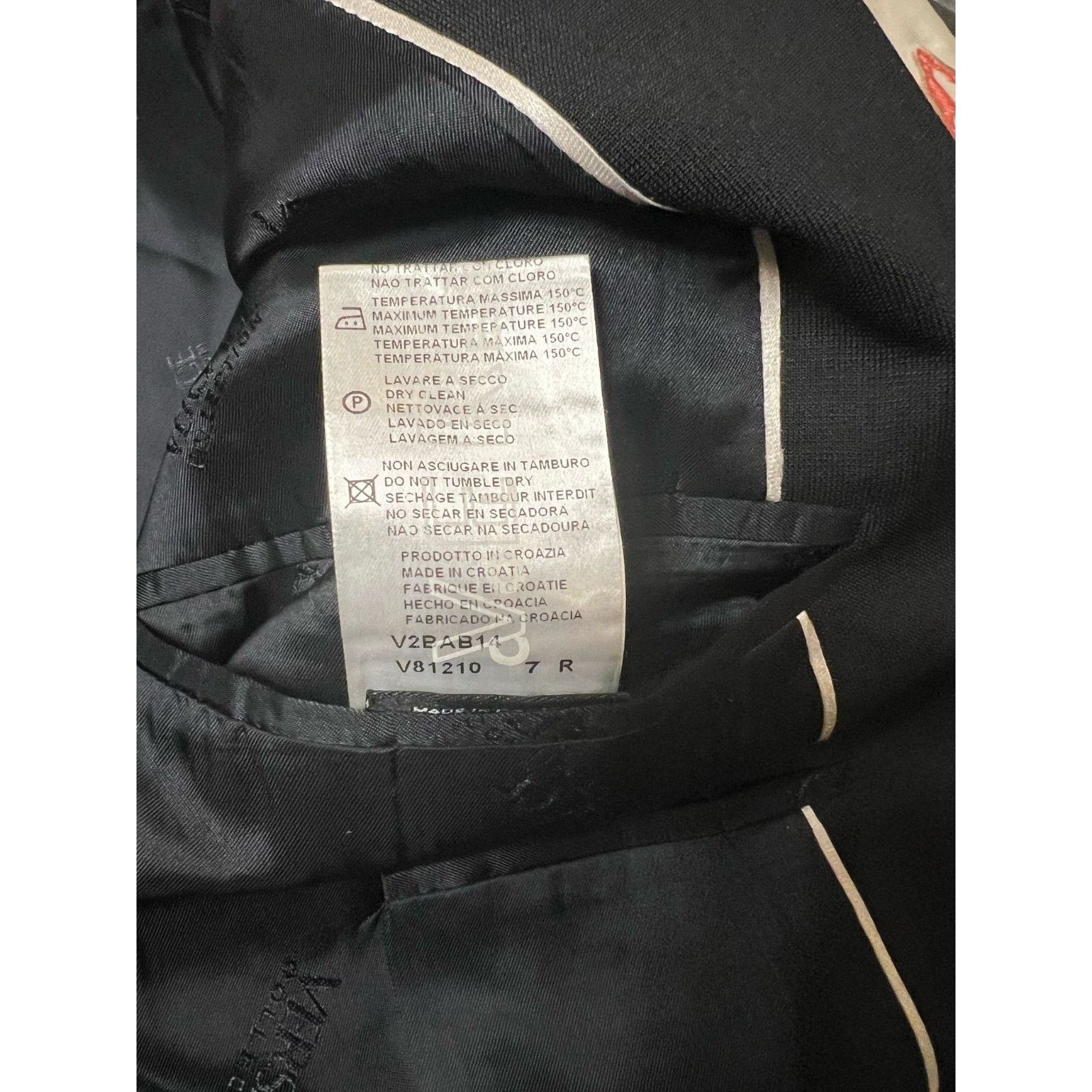 Versace Versace Collection by Gianni Versace Black Blazer Size 40 US Size 40R - 6 Thumbnail