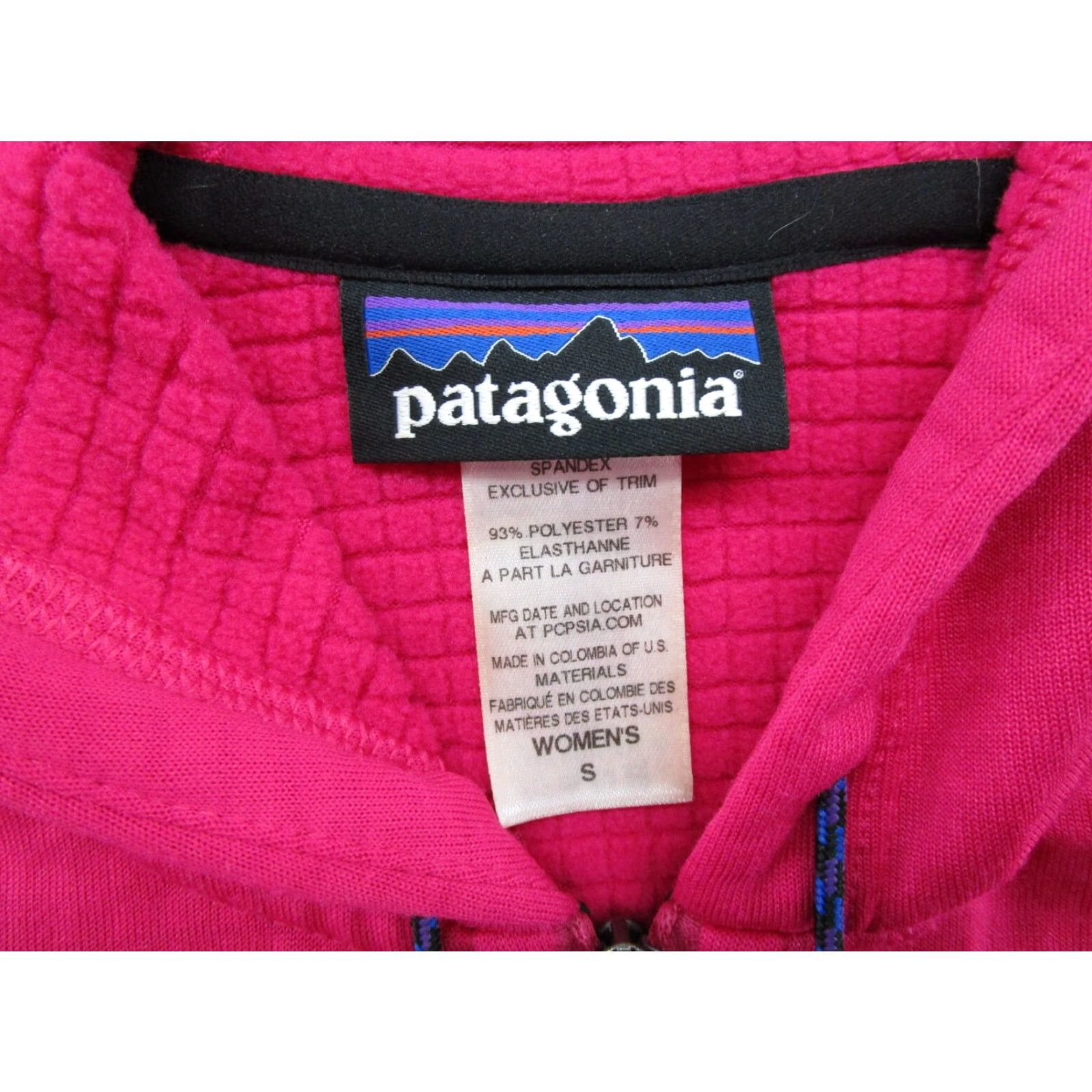 Patagonia Patagonia Thermal Waffle Pink Hoodie Sweatshirt Size Small Outdoor Hiking Women Size S / US 4 / IT 40 - 2 Thumbnail