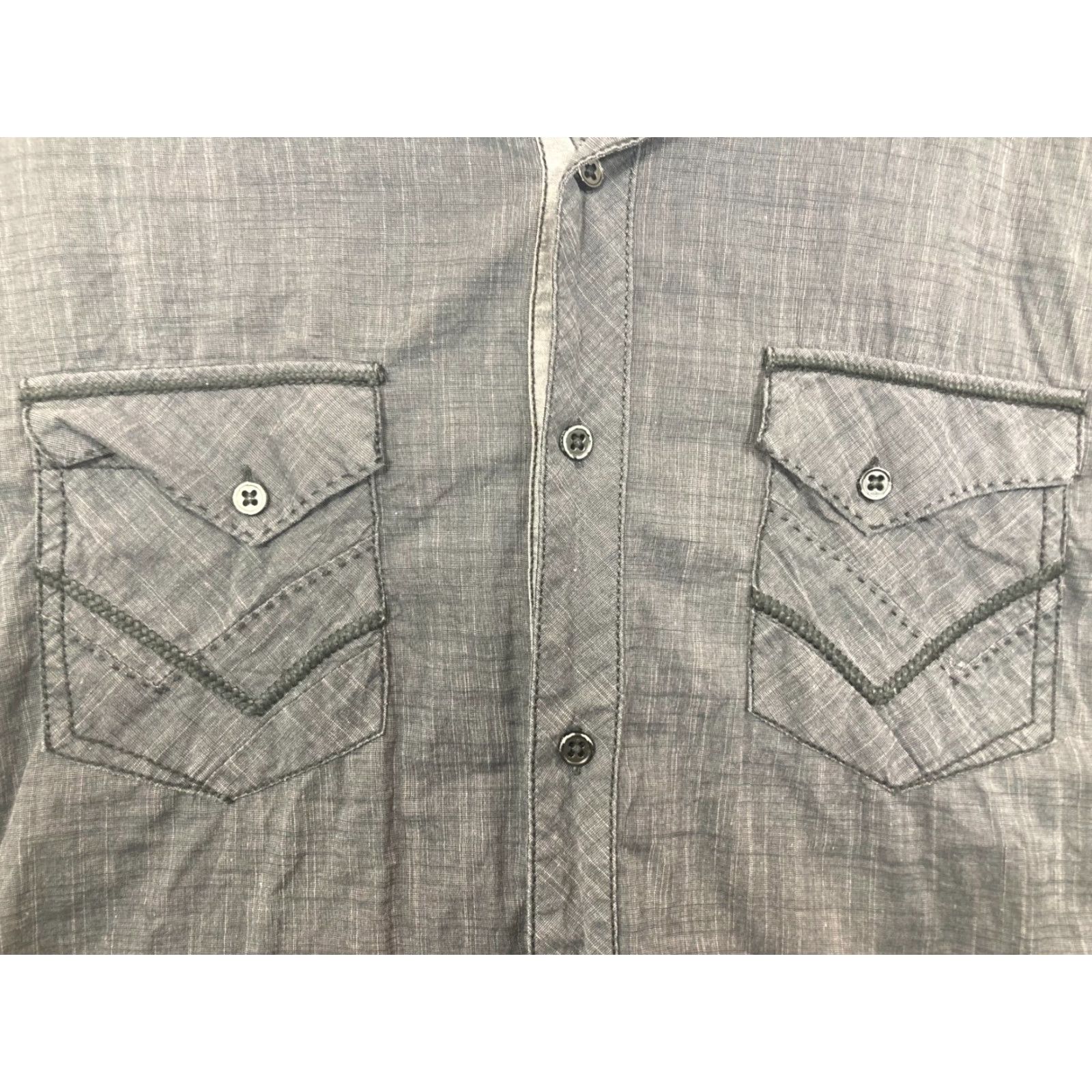 Buckle Black Buckle Black Shirt Mens 2XL Gray Button-Up Athletic Size US XXL / EU 58 / 5 - 4 Thumbnail