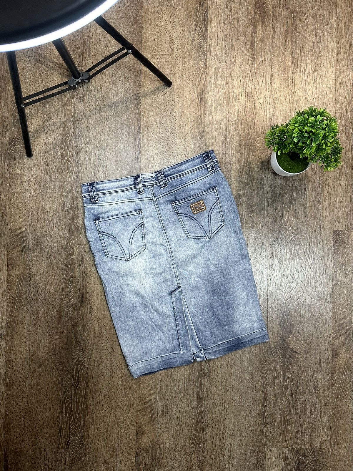 Dolce & Gabbana × Vintage Vintage Dolce&Gabbana Jeans Skirt Luxury Size 29" - 1 Thumbnail