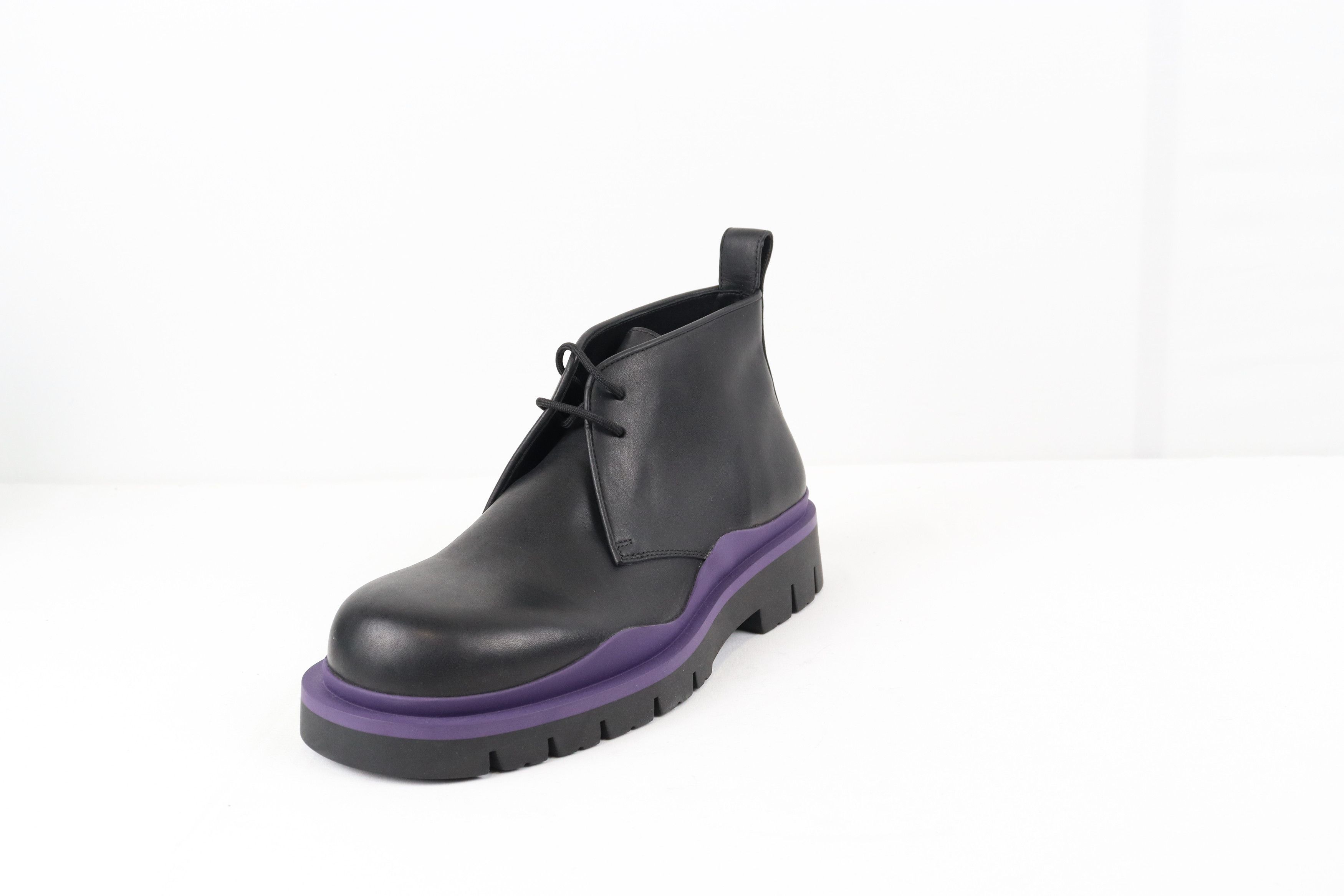 Bottega Veneta o1rshd Military Calf Leather Boot in Black Size US 9 / EU 42 - 4 Thumbnail