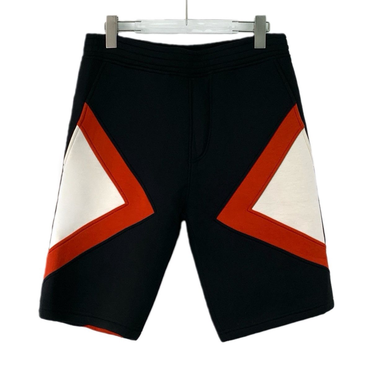 Neil Barrett Neil Barrett Black Spliced Casual Sports Shorts K26WX Size US 36 / EU 52 - 1 Thumbnail