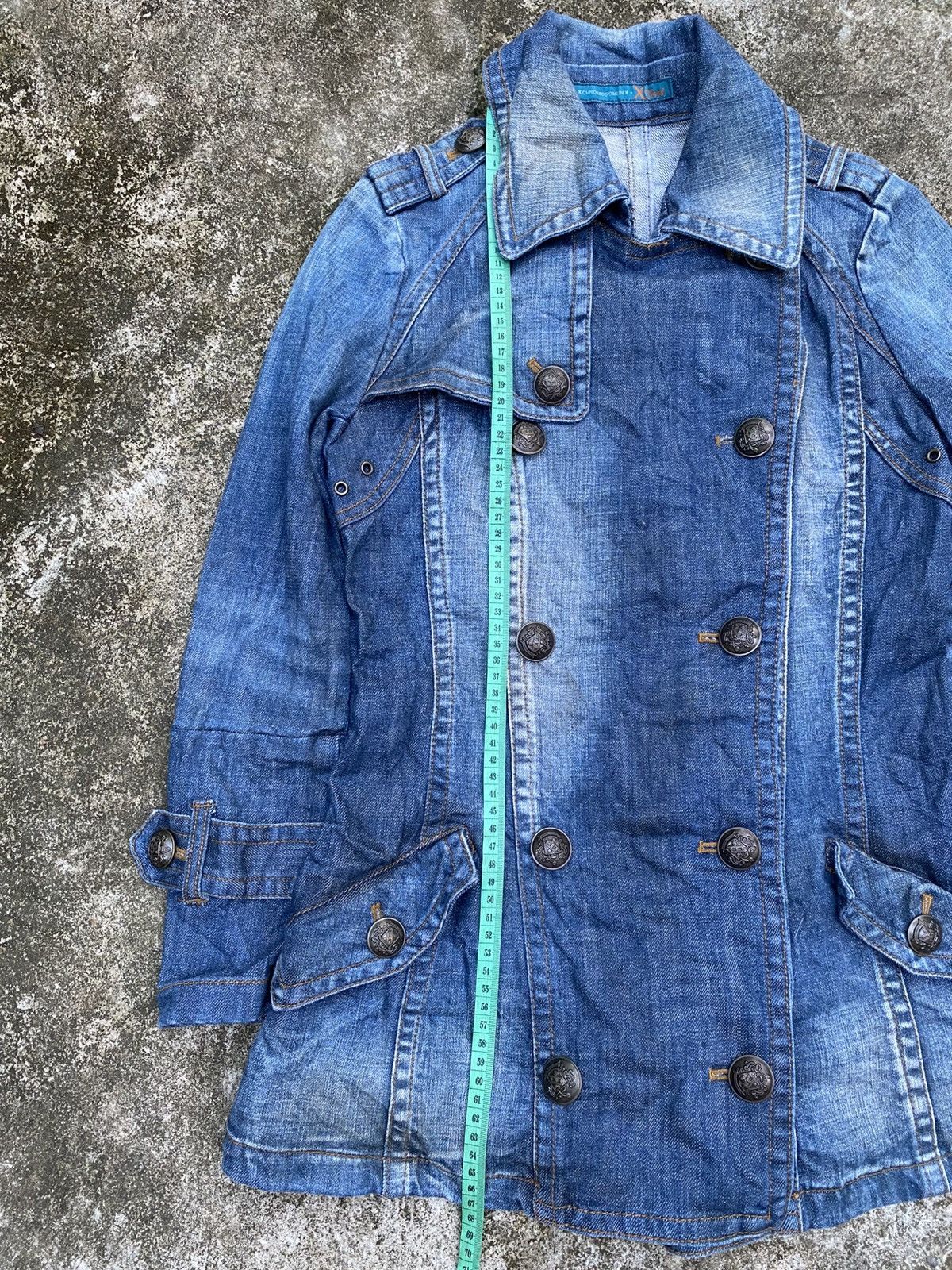 Le Grande Bleu (L.G.B.) Y2K X CHROMOSOME IN X X FREND DENIM JACKET Size S / US 4 / IT 40 - 9 Thumbnail