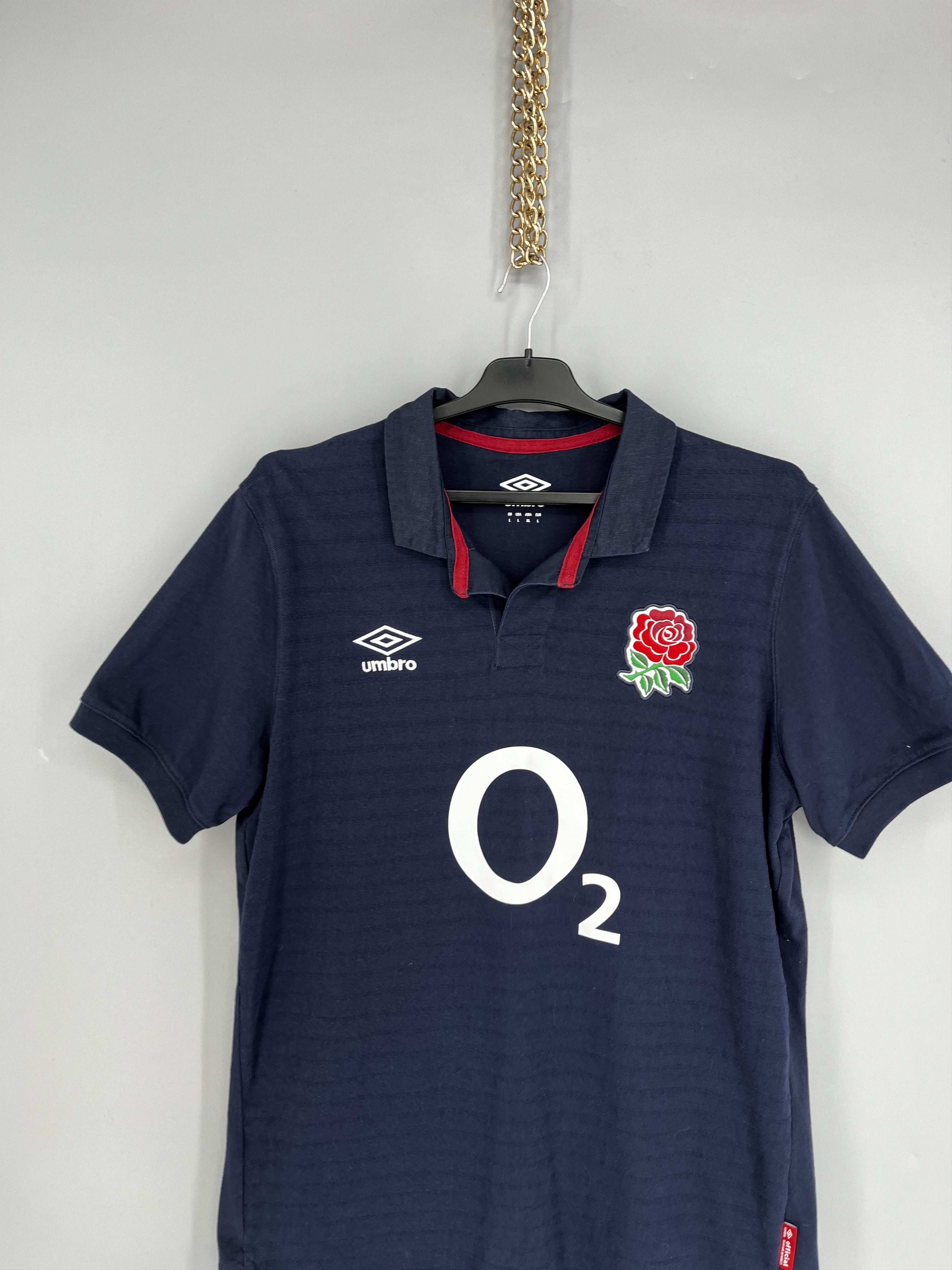 Umbro Umbro England League O2 Rugby Jersey Shirt Men’s Size L Size US L / EU 52-54 / 3 - 6 Thumbnail