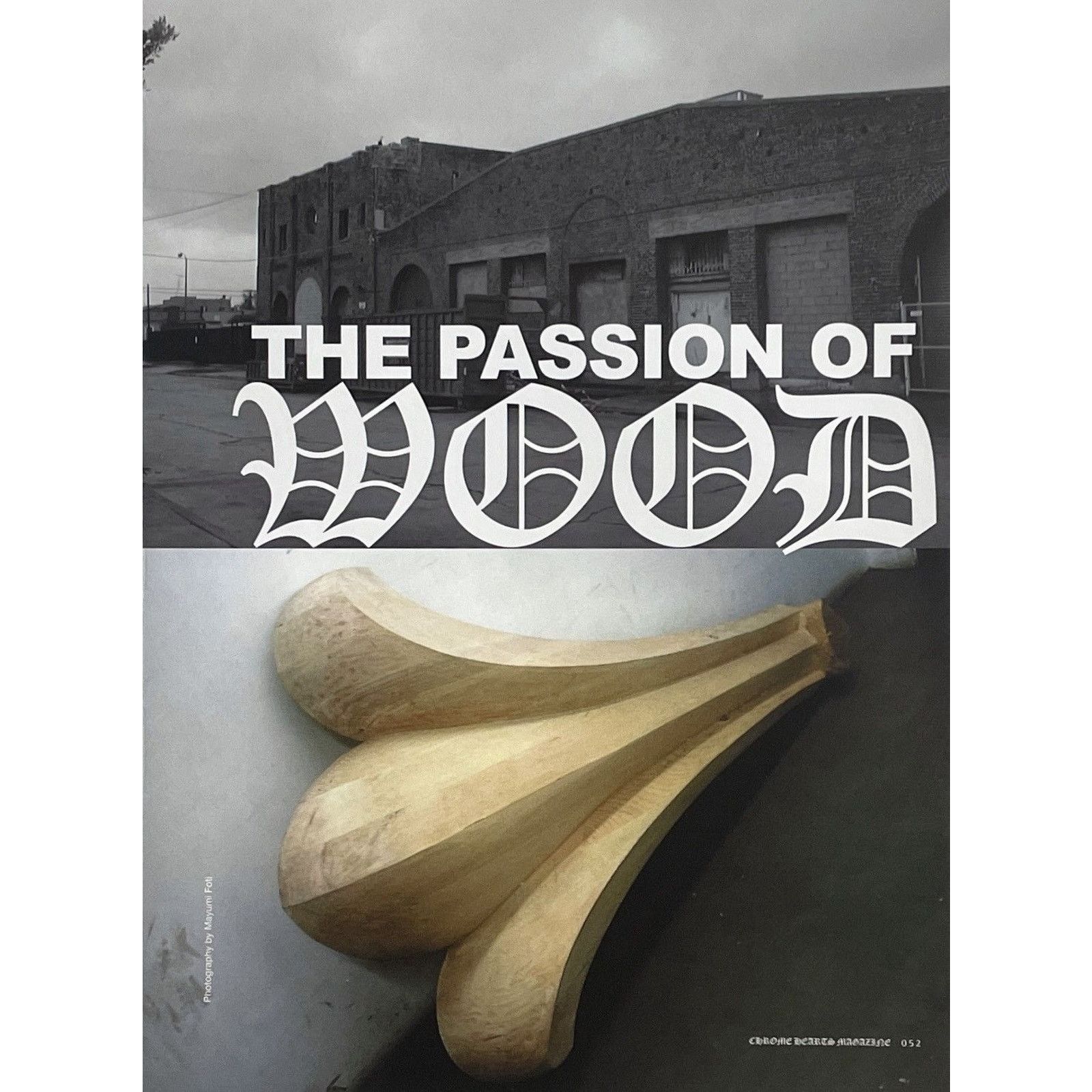 Chrome Hearts × Vintage Chrome Hearts passion of wood Poster framed 9x11 Size ONE SIZE - 2 Thumbnail