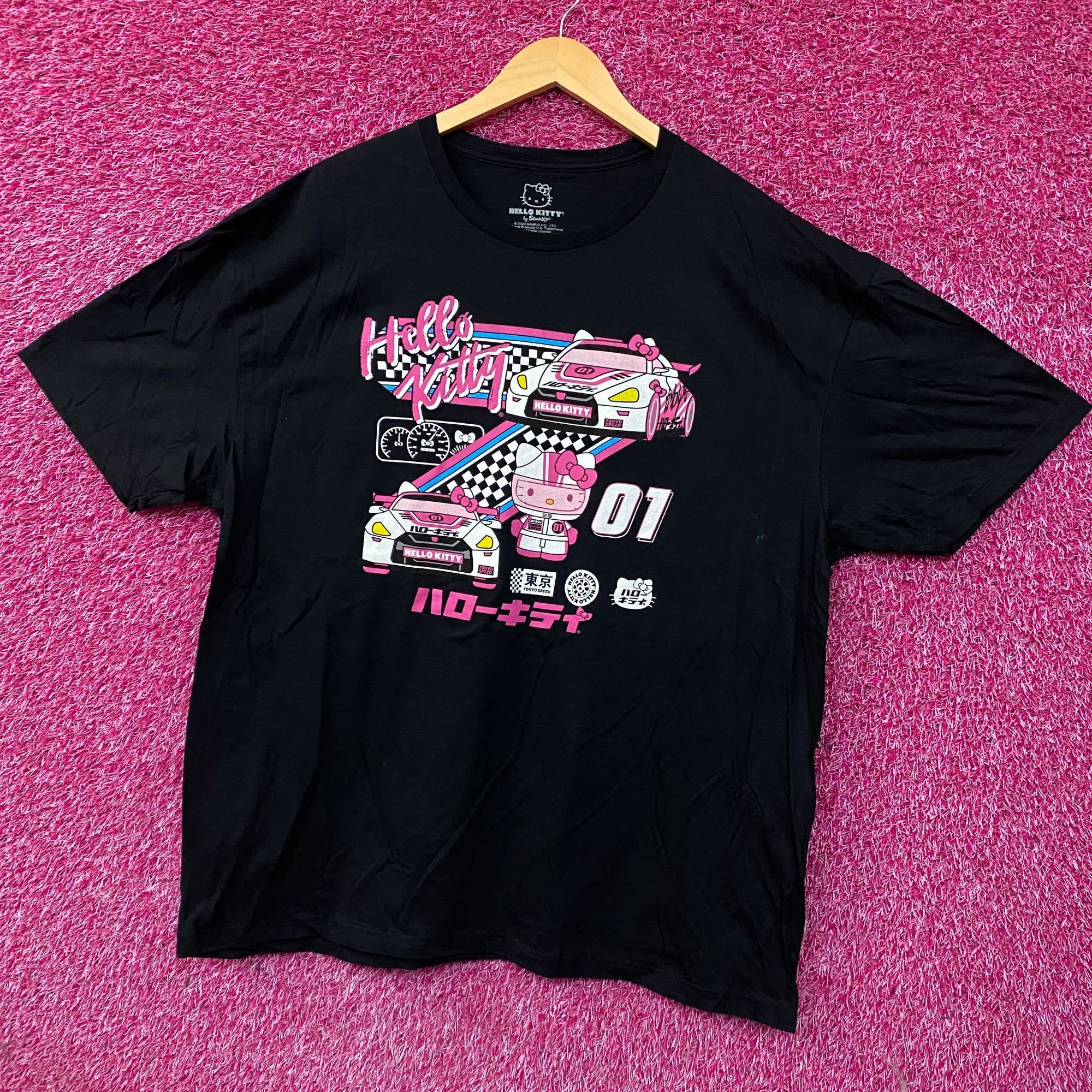 Other Sanrio Hello Kitty Racing Tokyo Speed Cute Graphic T-Shirt 2 Size US XXL / EU 58 / 5 - 1 Thumbnail