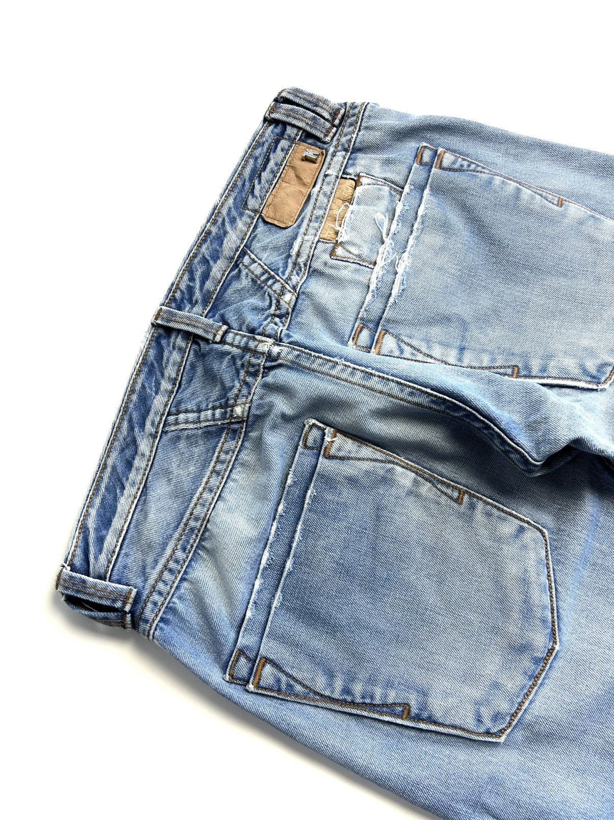 Takeshy Kurosawa Takeshy Kurosawa Distressed Vintage Japan Wash Jeans Y2K Size US 34 / EU 50 - 9 Thumbnail