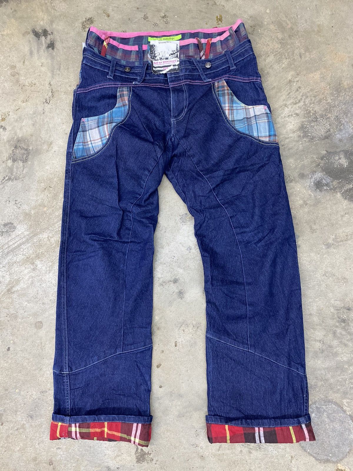 japanese amp many dope double waist pant