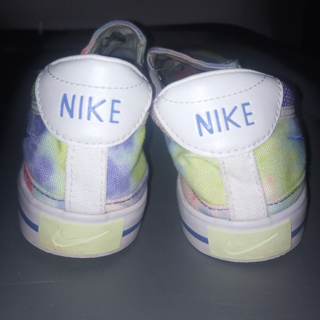 Nike Women's Nike Court Legacy Tie Dye Slip-On 9 Canvas Shoes Size US 9 / IT 39 - 3 Thumbnail