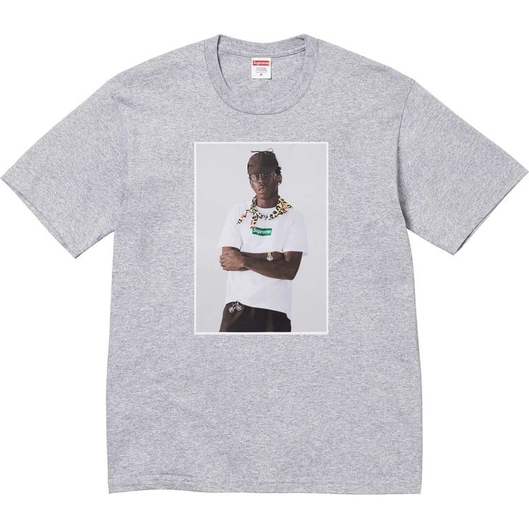 Supreme Tyler, the Creator Photo Tee - Supreme Grey Small Tour Merch Size US S / EU 44-46 / 1 - 3 Thumbnail