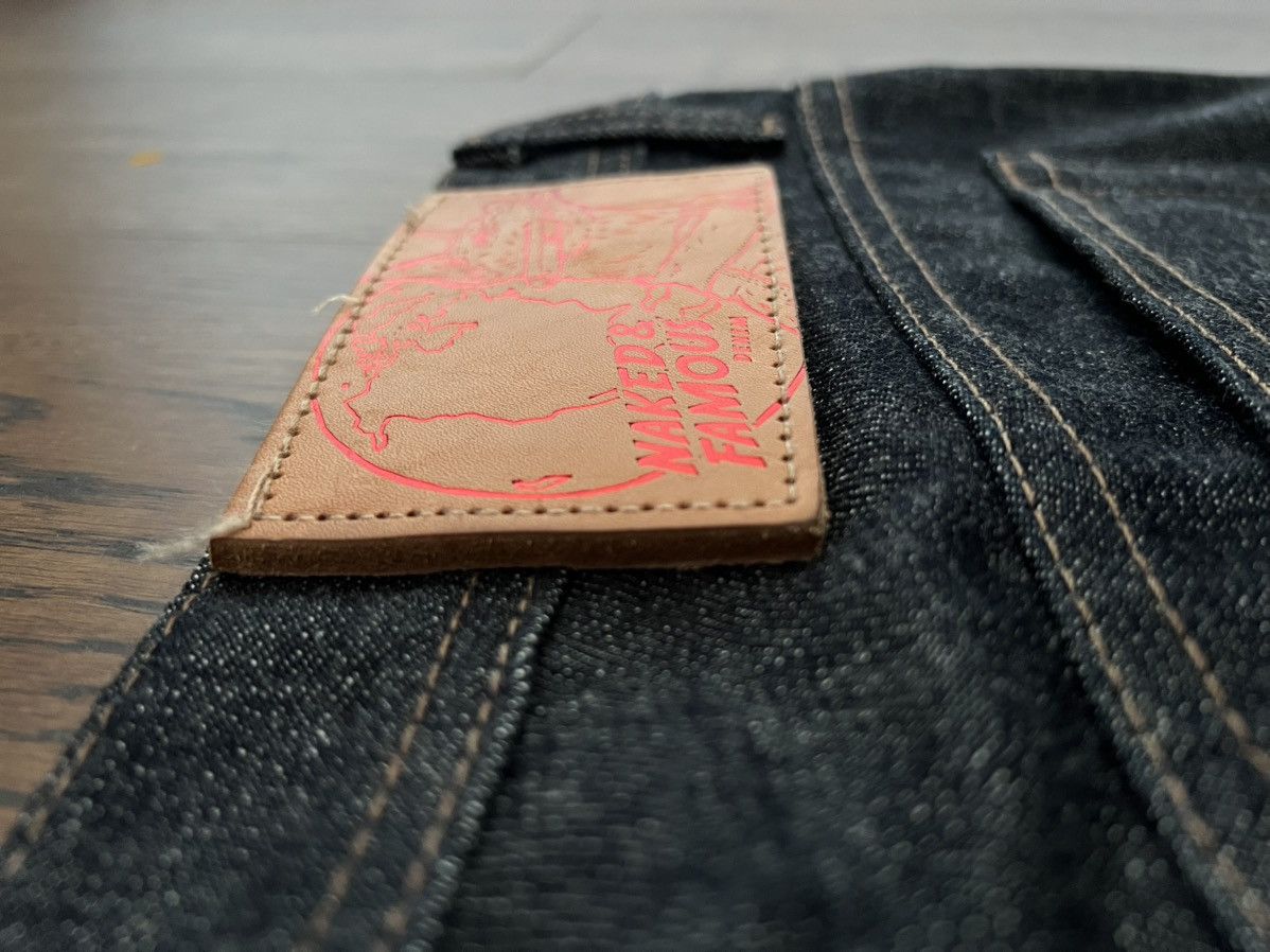 Naked & Famous Naked&Famous Weird guy year of the dog selvidge jeans Size US 33 - 6 Thumbnail