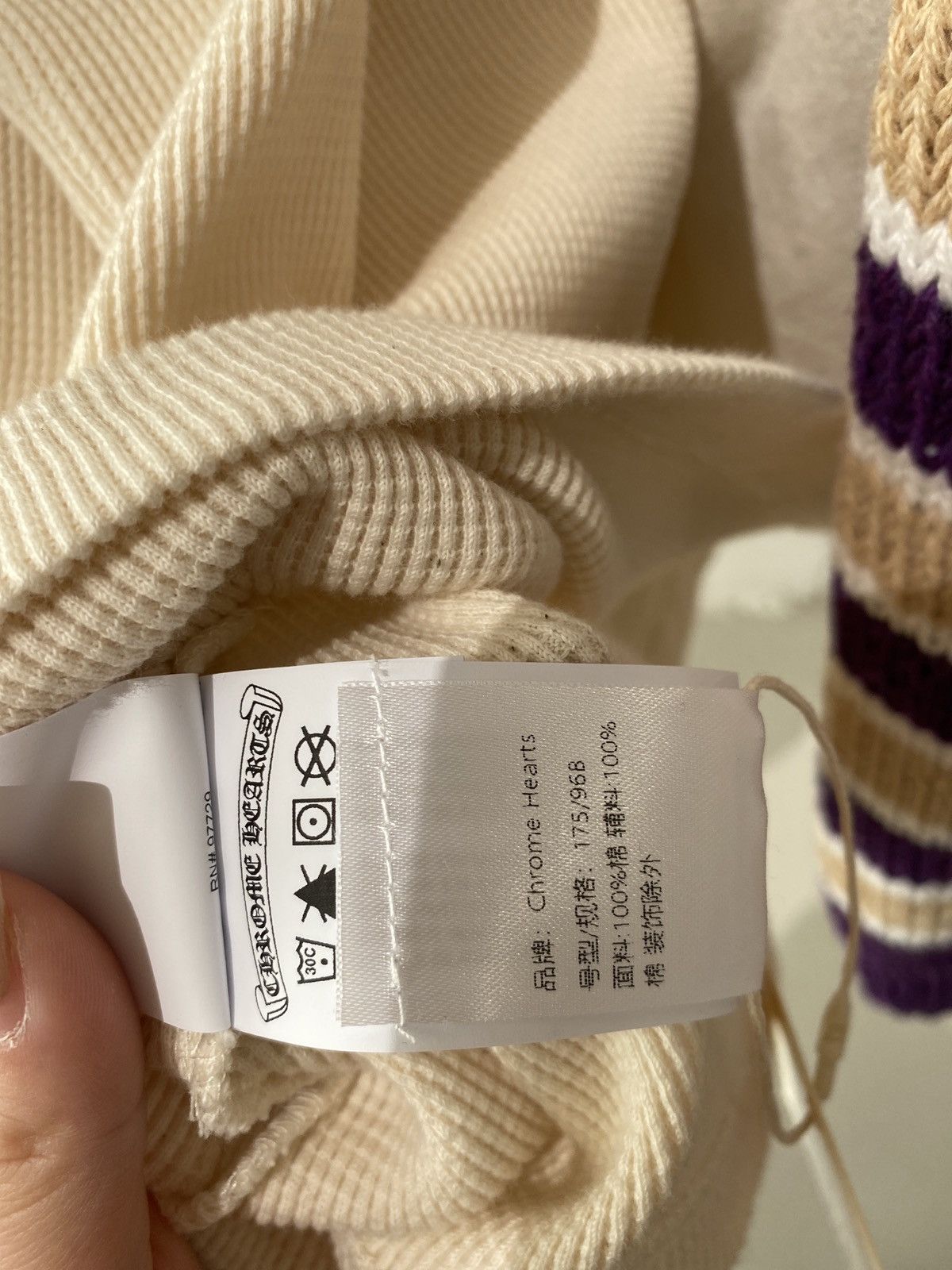Chrome Hearts Chrome Hearts Logo Waffle Thermal Long Sleeve Henley Shirt Size US M / EU 48-50 / 2 - 6 Thumbnail