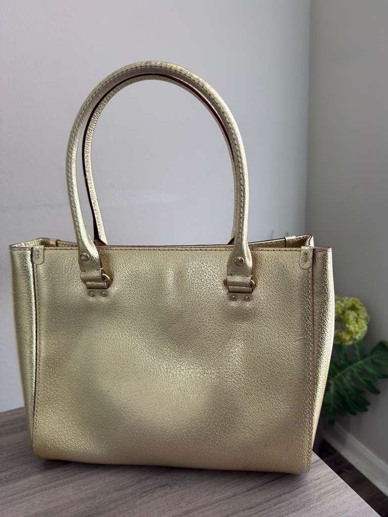 Kate Spade Kate Spade Wellesley Quinn Tote, Shimmery Boarskin Leather Size ONE SIZE - 2 Thumbnail