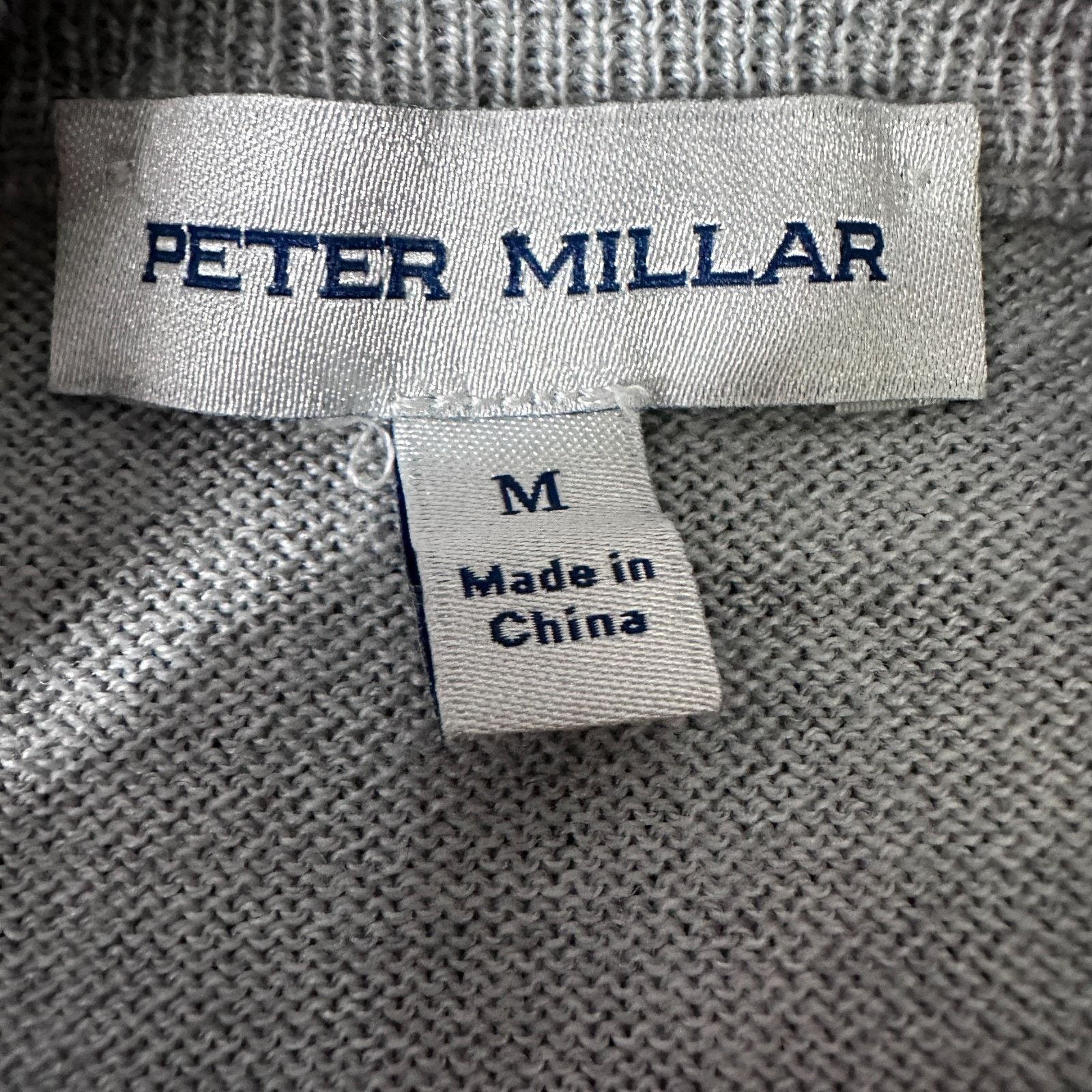 Peter Millar Peter Millar Sweater Men M Gray Golf Course Merino Lyocell Size US M / EU 48-50 / 2 - 6 Thumbnail