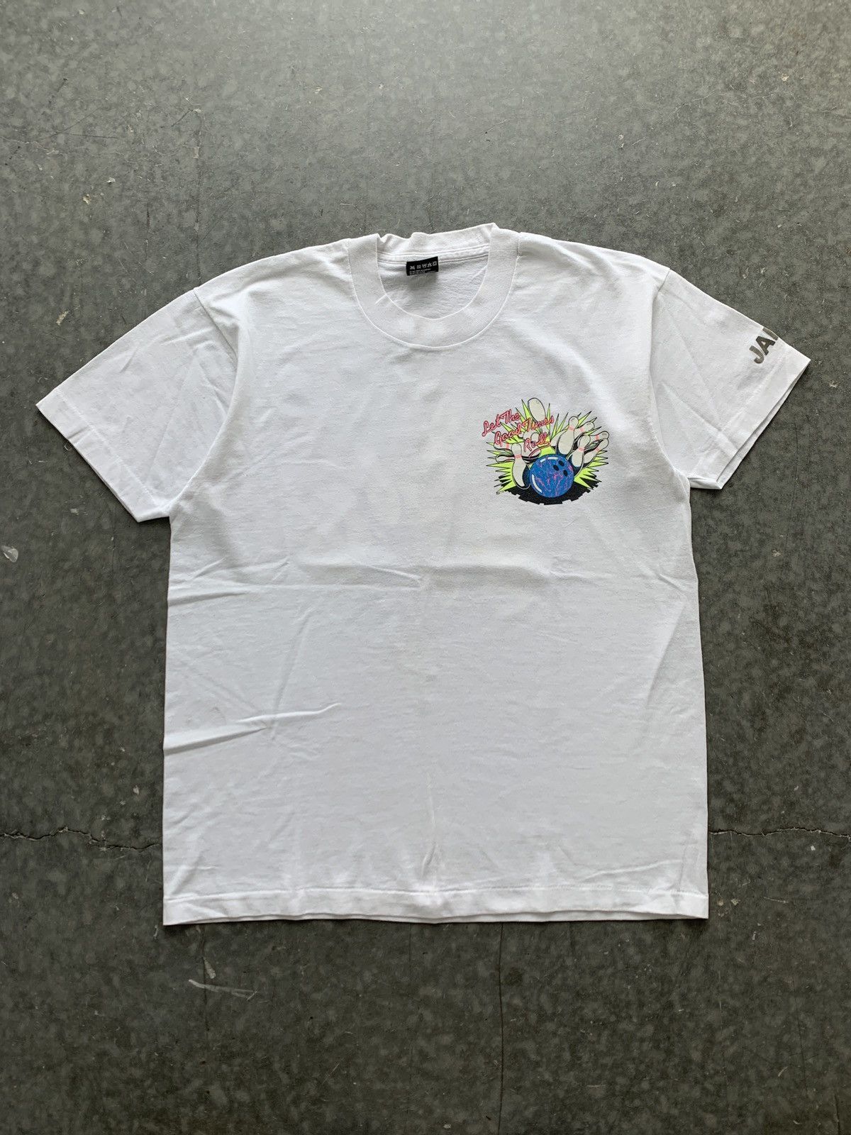 Fruit Of The Loom × Vintage Essential Vintage 80s Bowling Graphic Tee Size US L / EU 52-54 / 3 - 5 Thumbnail