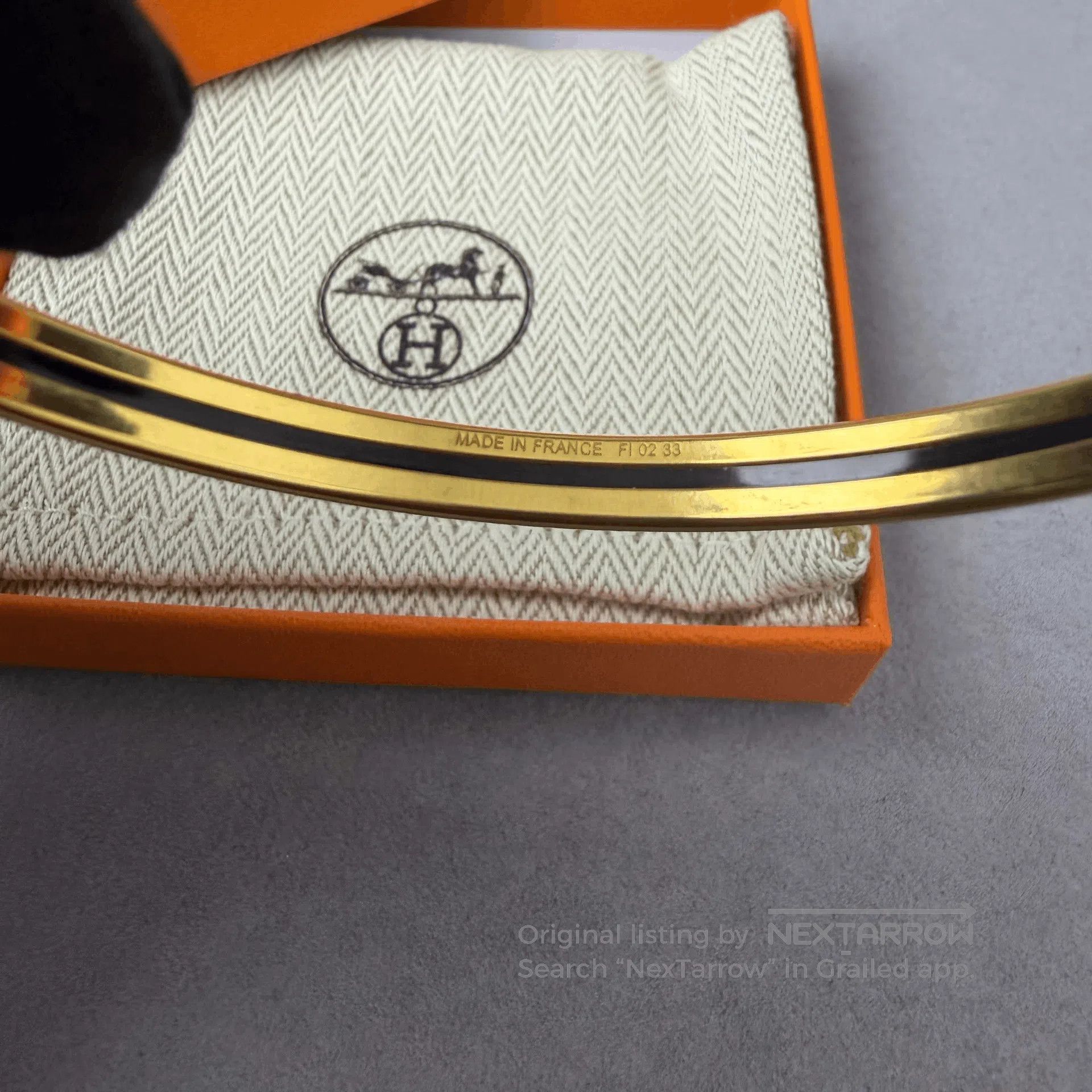 Hermes Hermes Pink Enamel Bracelet Size 65. Size ONE SIZE - 4 Thumbnail