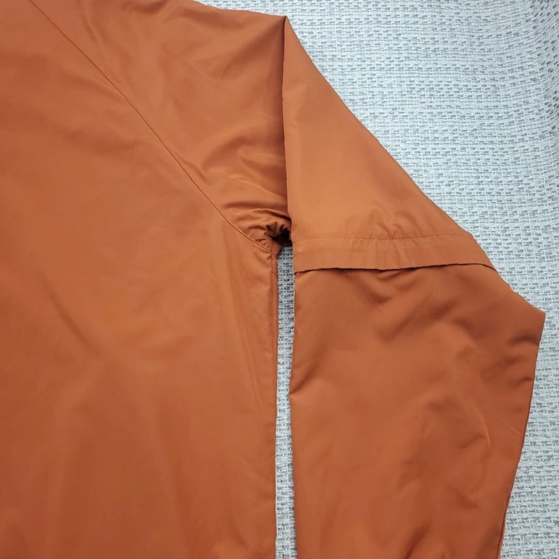 Vintage Cabela's Windcrest 1/2 Zip Pullover Jacket Mens 2XL Orange Zip Off Sleeves Windbreaker Solid Size US XXL / EU 58 / 5 - 4 Thumbnail
