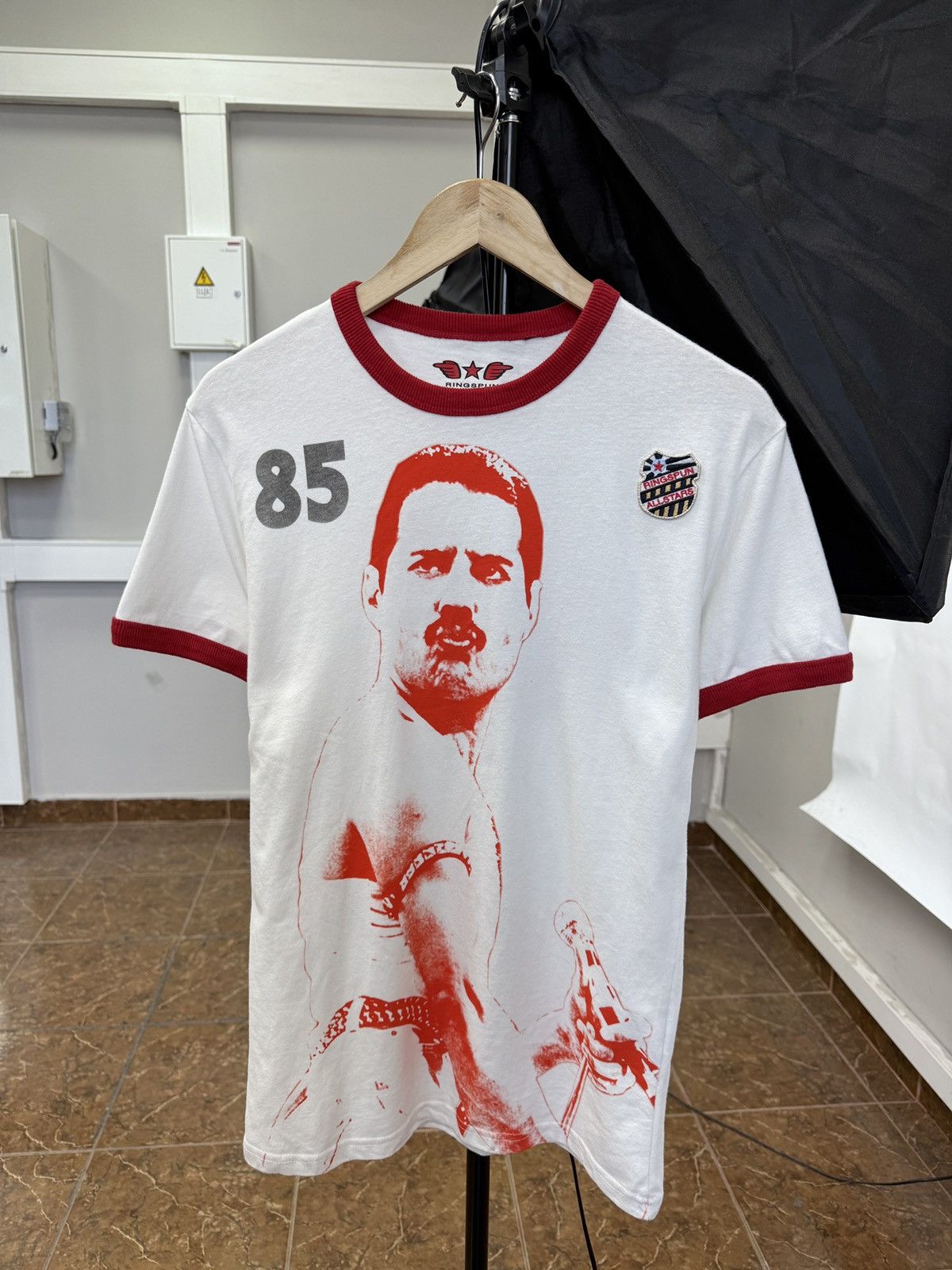 Ringspun 🇬🇧 Vintage Ringspun Freddie Mercury Queen Allstars T-Shirt Size US S / EU 44-46 / 1 - 1 Thumbnail