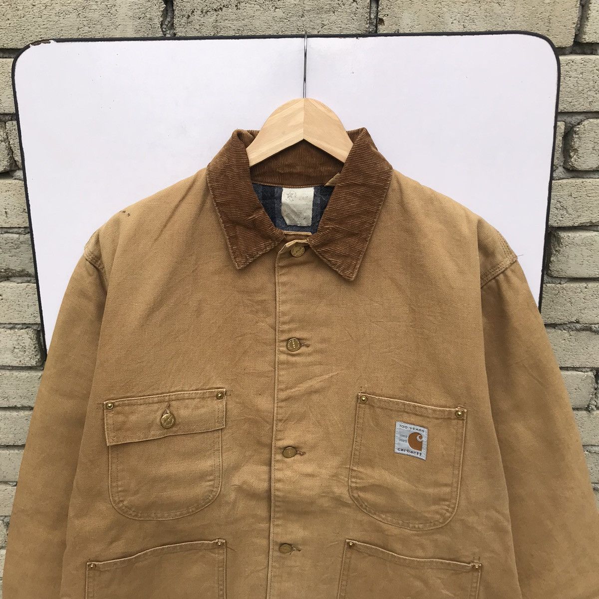 Carhartt Vintage Carhartt 100th Anniversary Michigan Coat Jacket Size US XL / EU 56 / 4 - 5 Thumbnail