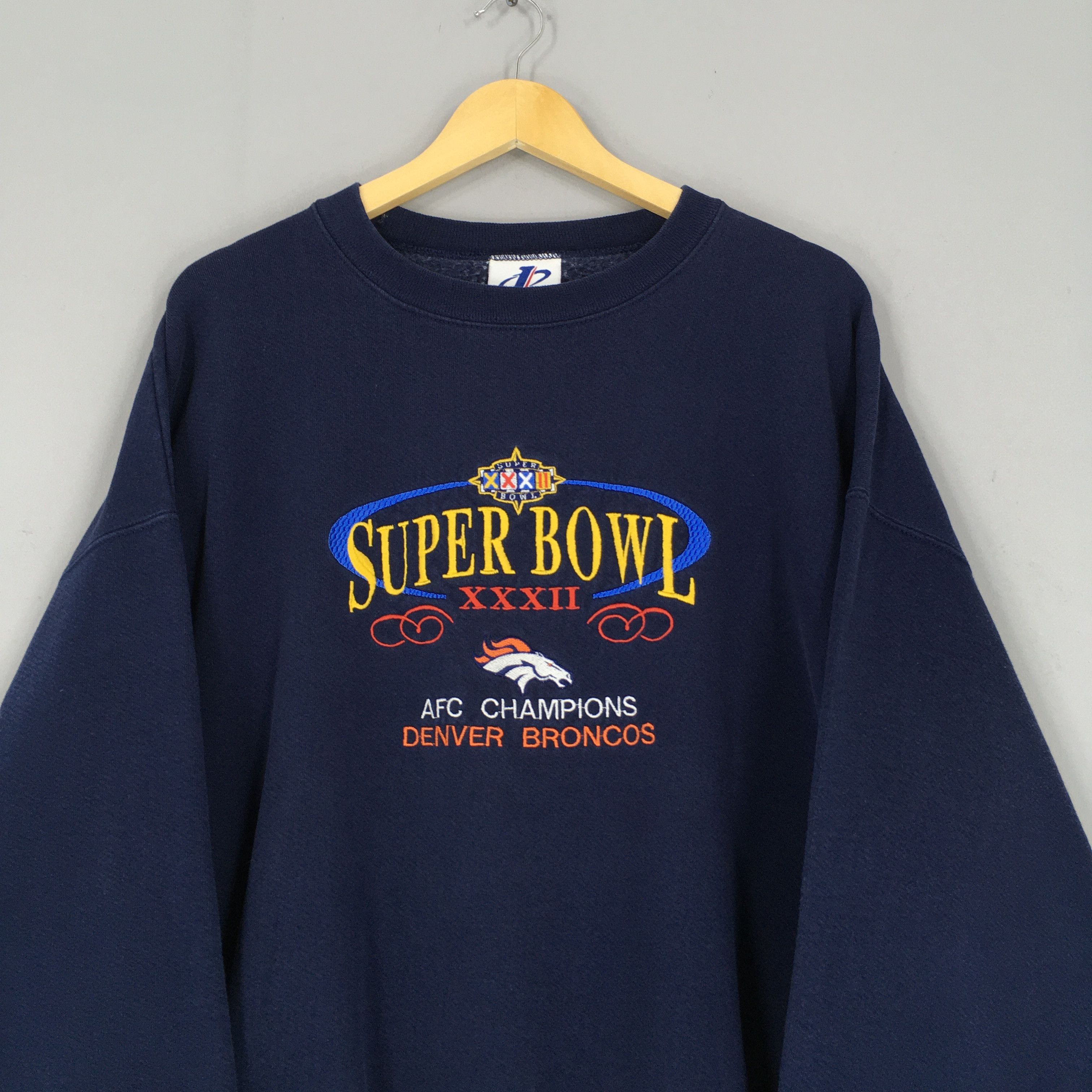 NFL × Vintage Vintage Denver Broncos NFL Sweatshirt XLarge Super Bowl Size US XL / EU 56 / 4 - 2 Thumbnail