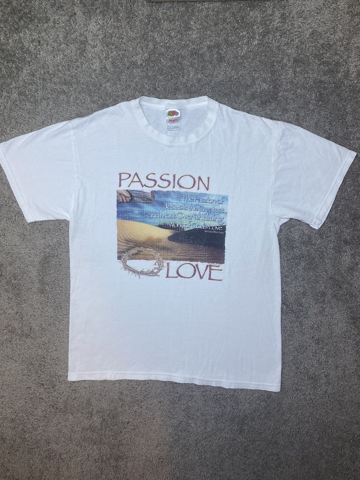 Vintage Vintage Jesus Tee Shirt Size US L / EU 52-54 / 3 - 1 Thumbnail
