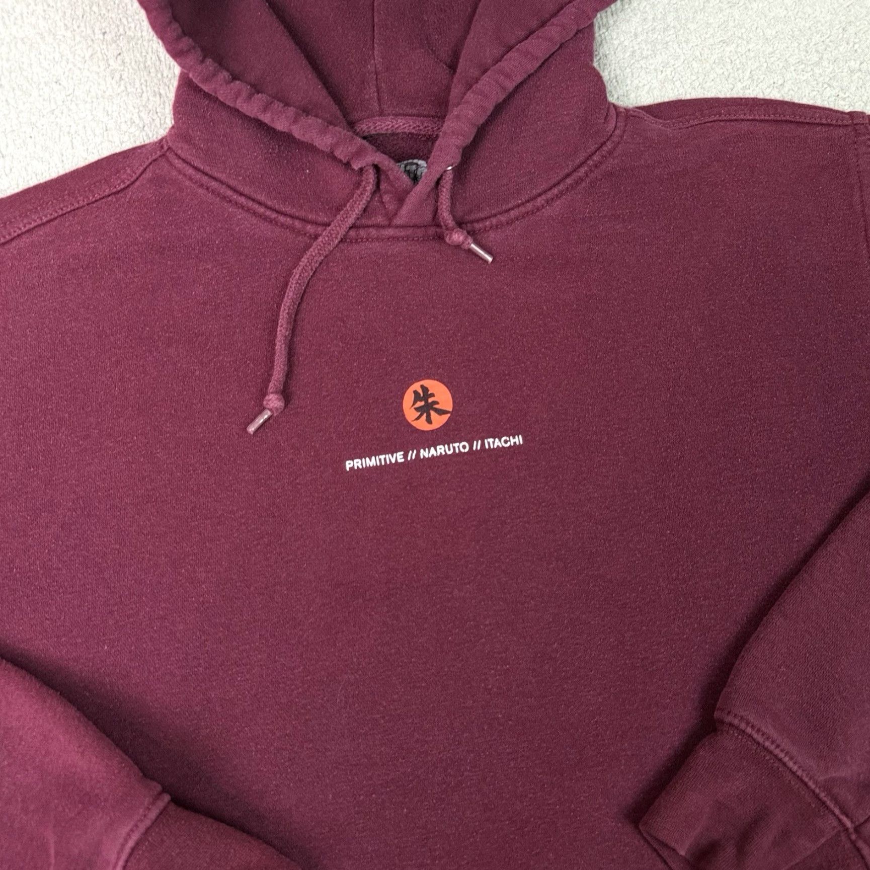 Primitive Naruto Shippuden Primitive Hoodie Mens Small Itachi Maroon Pullover Long Sleeve Size US S / EU 44-46 / 1 - 4 Thumbnail