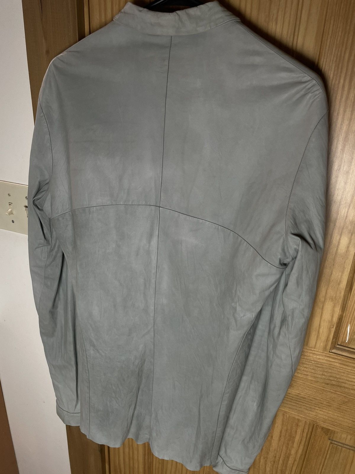 Ma+ M.A.+ Leather Button Shirt Maurizio Amadei Size US M / EU 48-50 / 2 - 15 Thumbnail