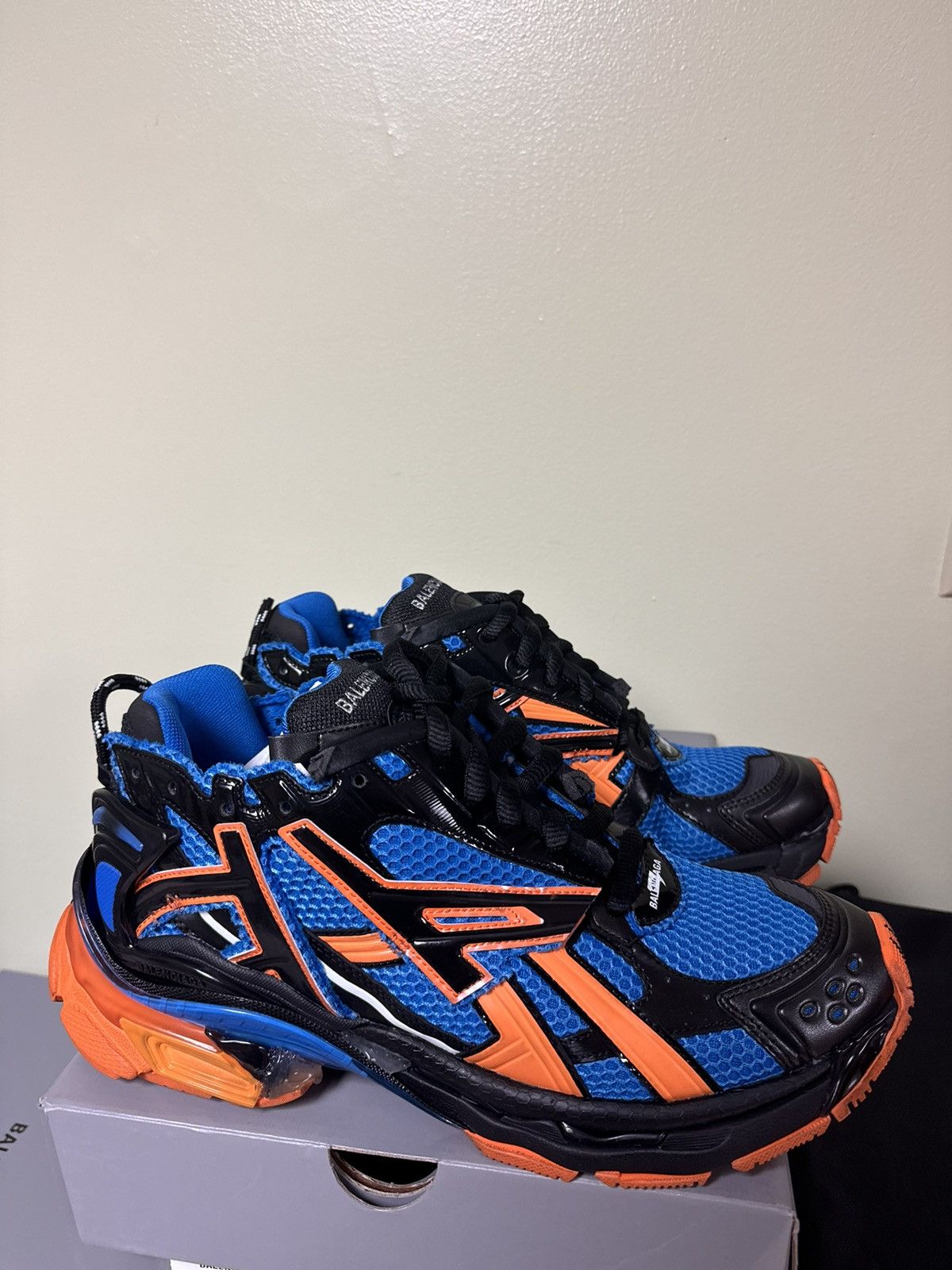 Balenciaga Balenciaga Blue Orange Runner 40 Size US 7 / EU 40 - 2 Thumbnail