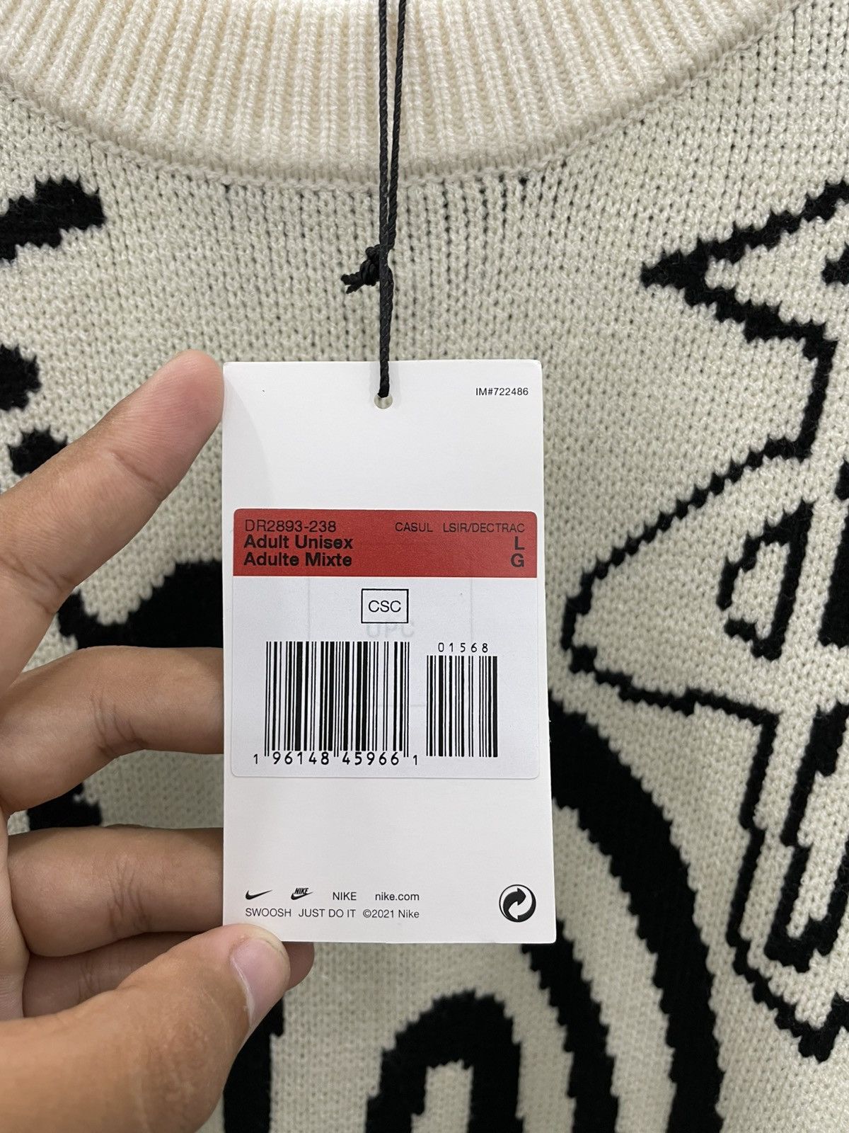 Nike × Stussy Knitwear Nike x Stussy Size US L / EU 52-54 / 3 - 3 Thumbnail