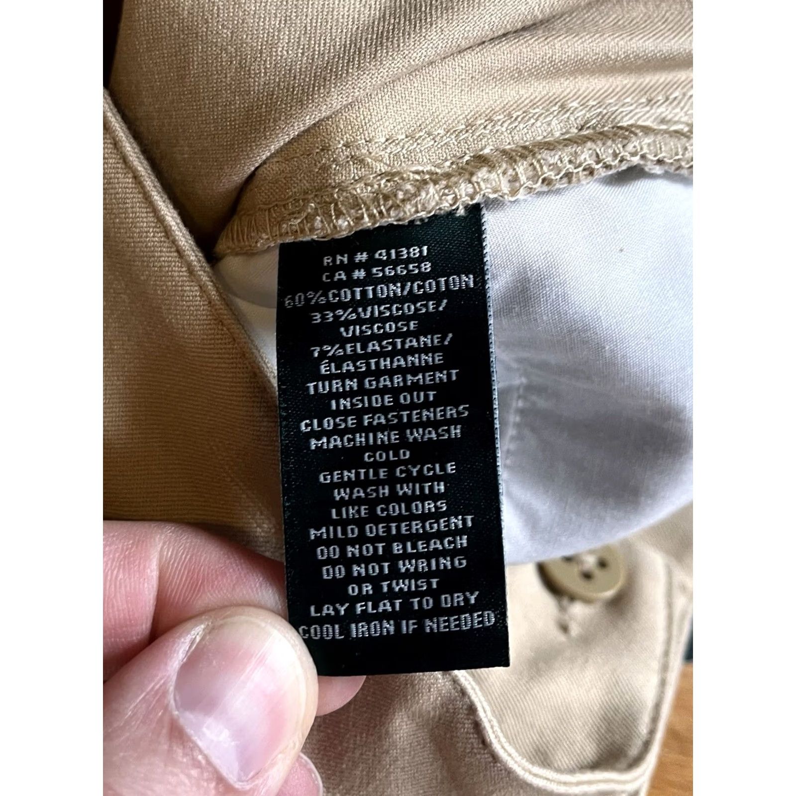 Ralph Lauren Lauren Ralph Lauren Crop Pants Chino Women's 6P Petite Tan Beig e? Size 28" / US 6 / IT 42 - 7 Thumbnail