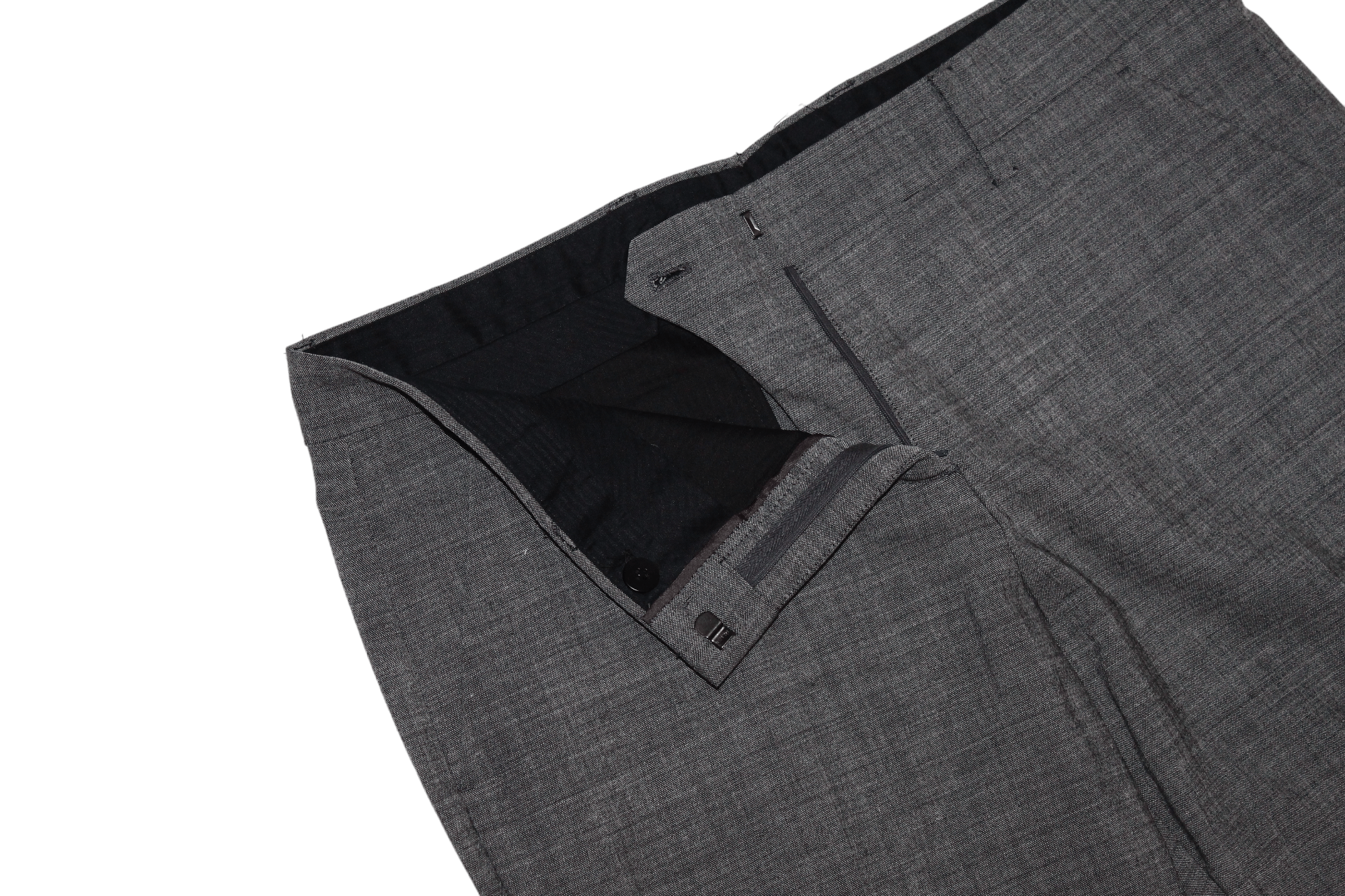 Prada Prada Woven Stretch Wool Flared Trousers Size 30" / US 8 / IT 44 - 6 Thumbnail