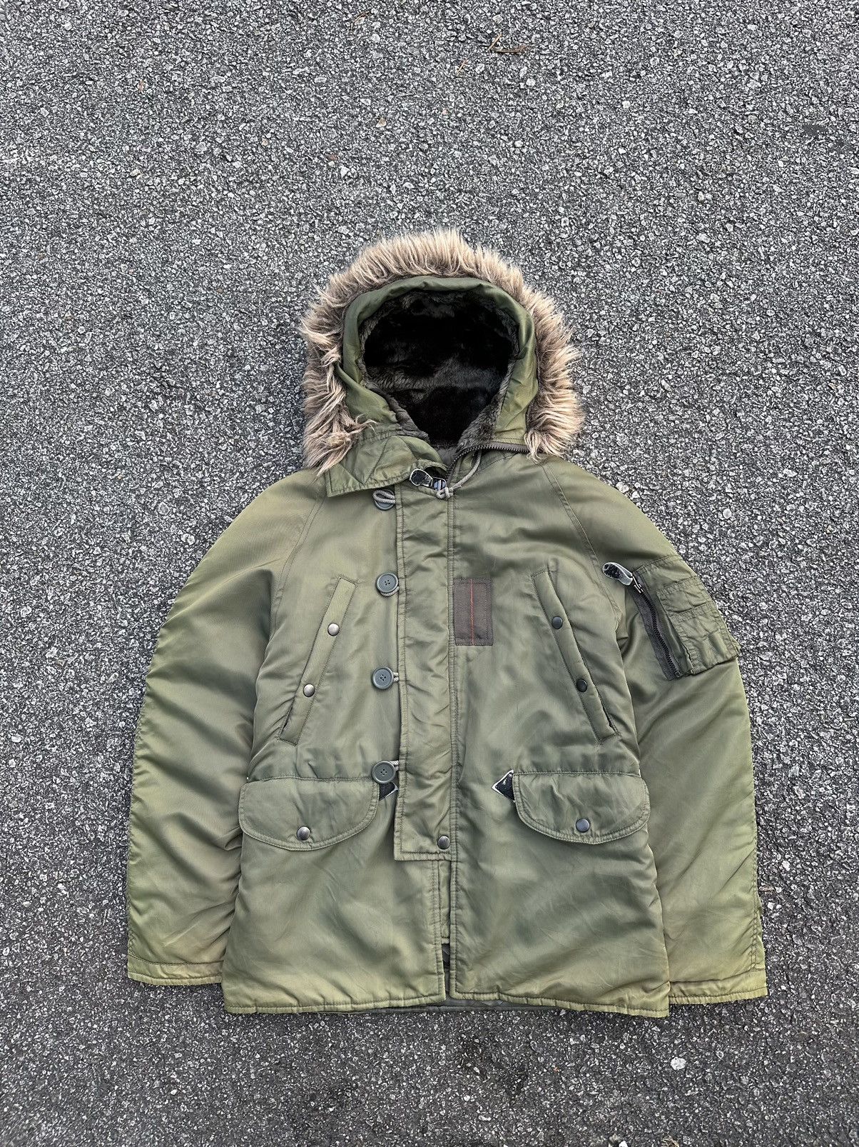 Vintage 🪖Avirex Officers Uniform Parka Jacket Size US S / EU 44-46 / 1 - 6 Thumbnail